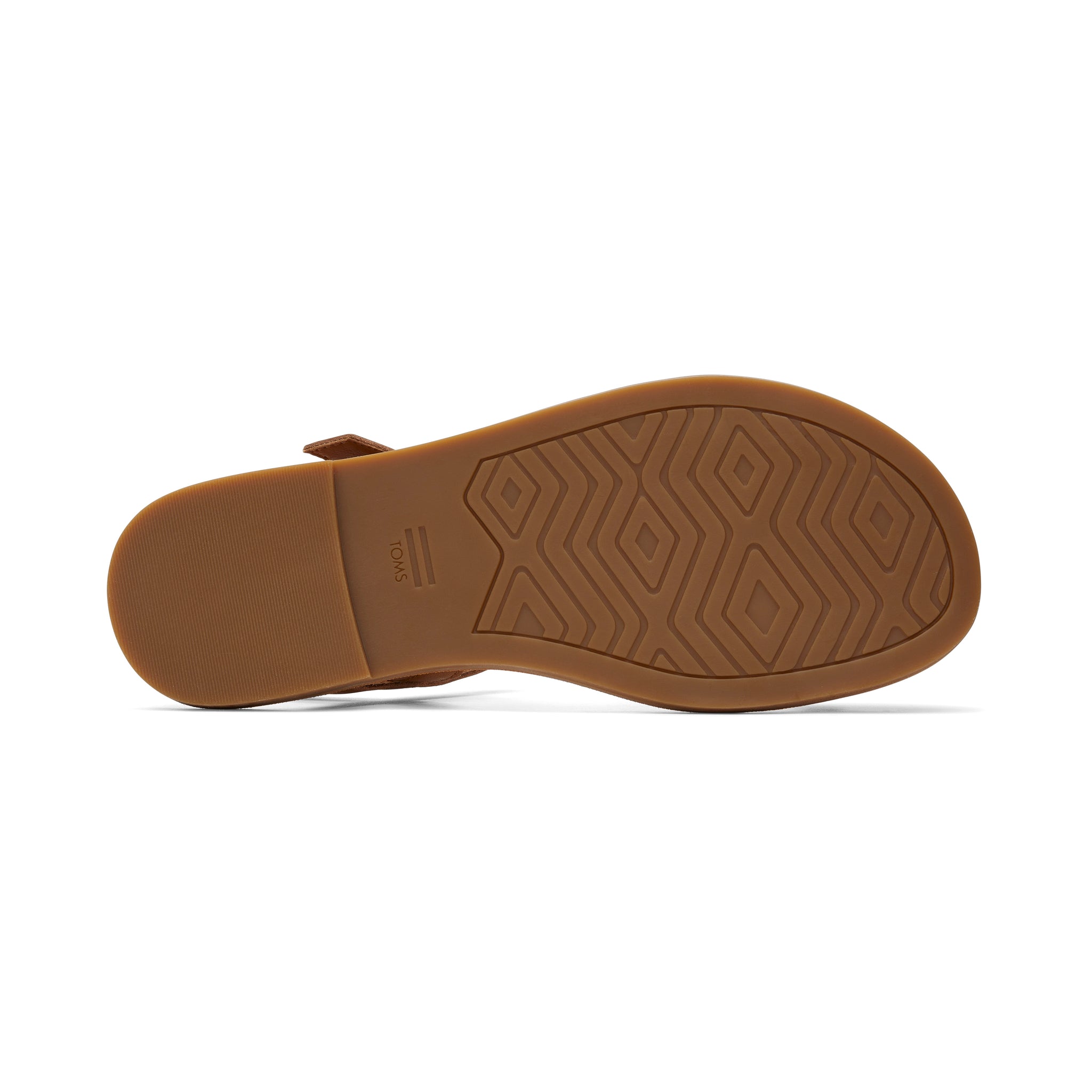 Kira Tan Leather Strappy Sandal Bottom Sole View