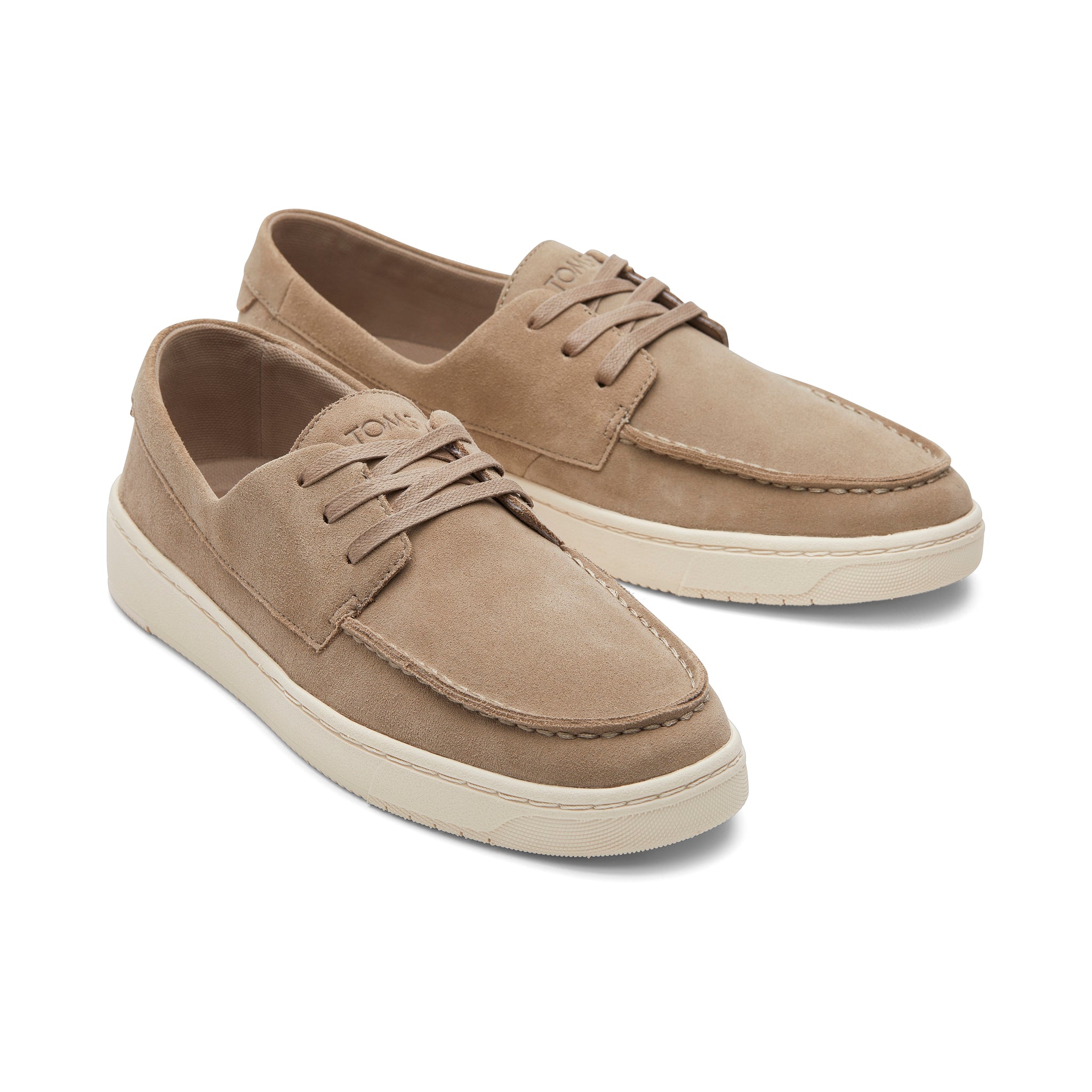 TRVL LITE London Taupe Suede Loafer Front View