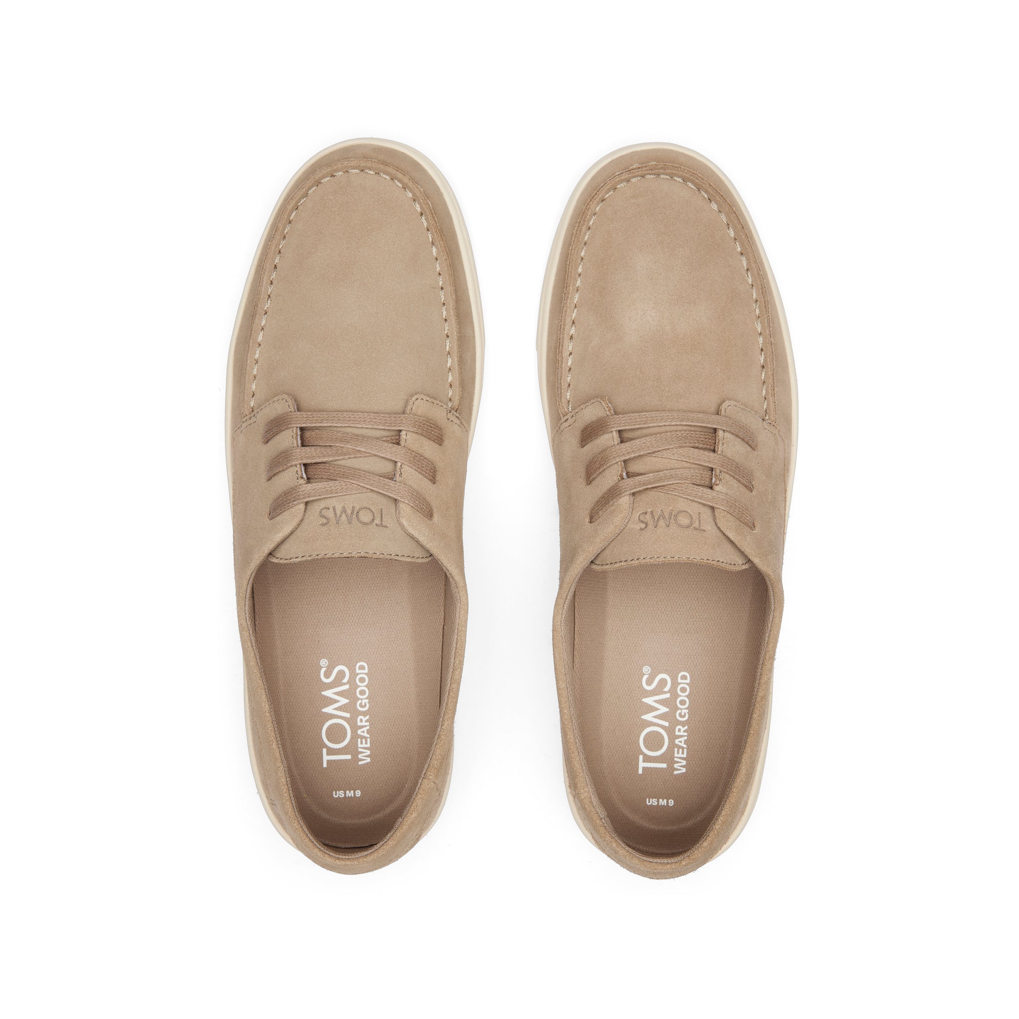TRVL LITE London Taupe Suede Loafer Top View