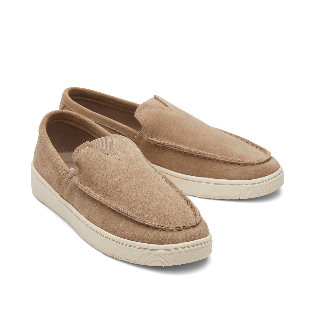 TRVL LITE Loafer - Dune Suede Front View