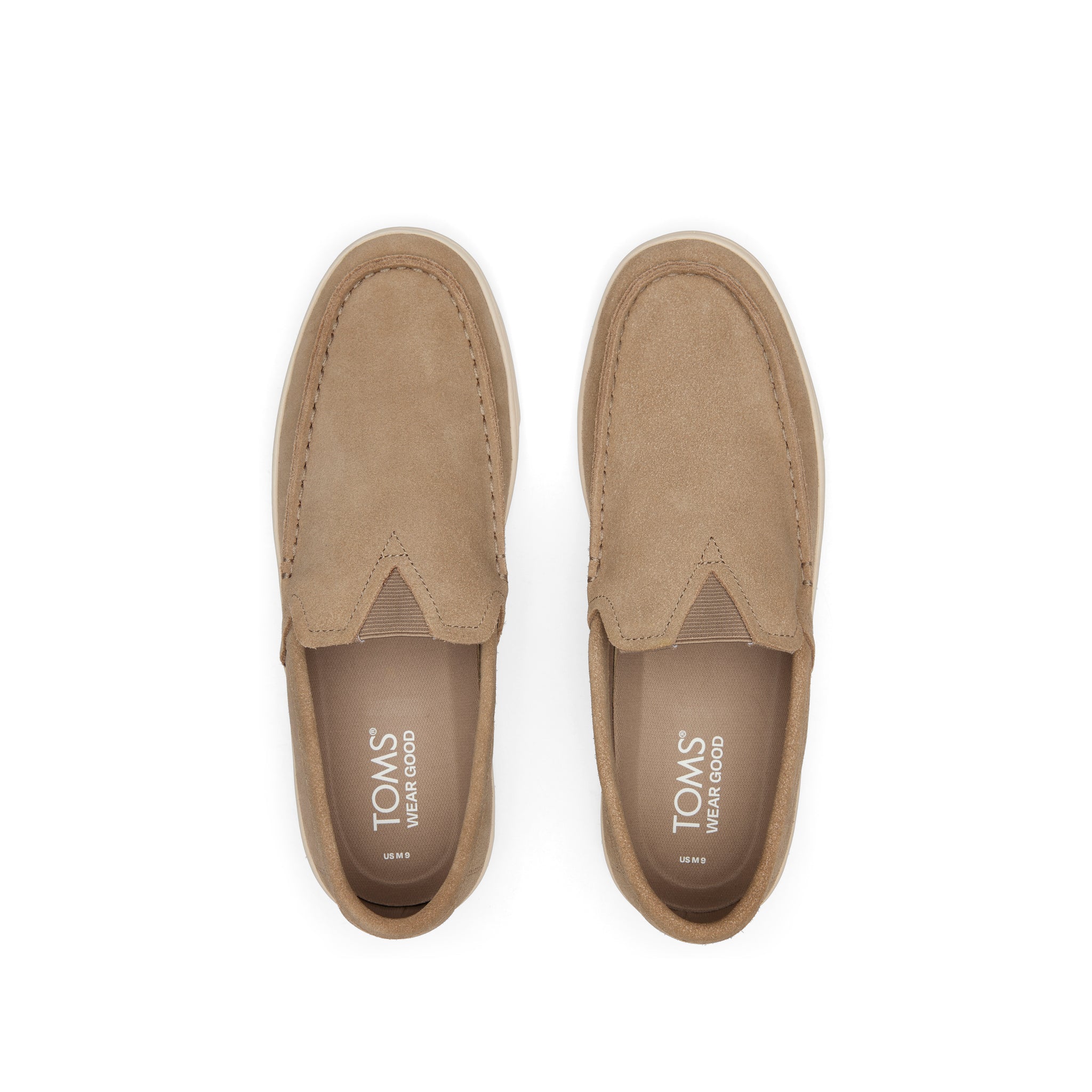 TRVL LITE Loafer - Dune Suede Top View
