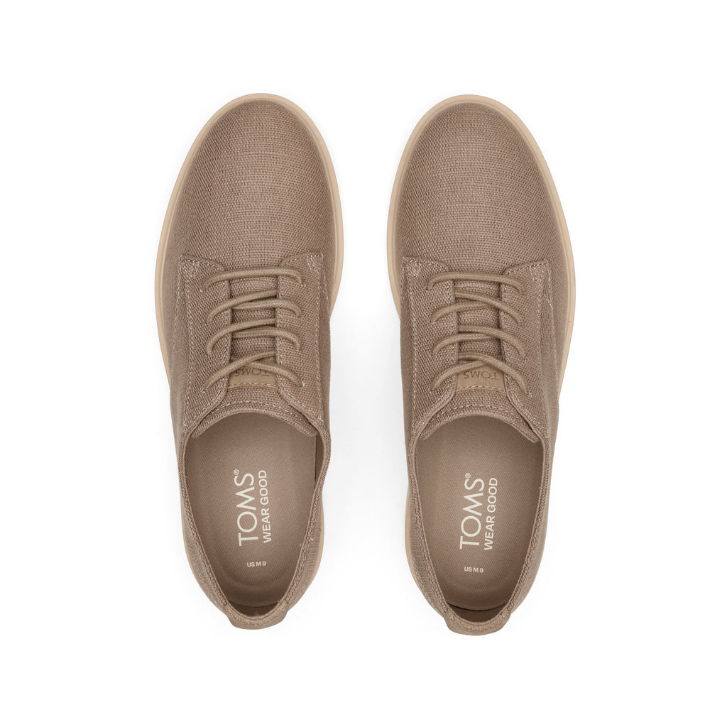 Navi TRVL LITE Taupe Heritage Canvas Dress Shoe Top View
