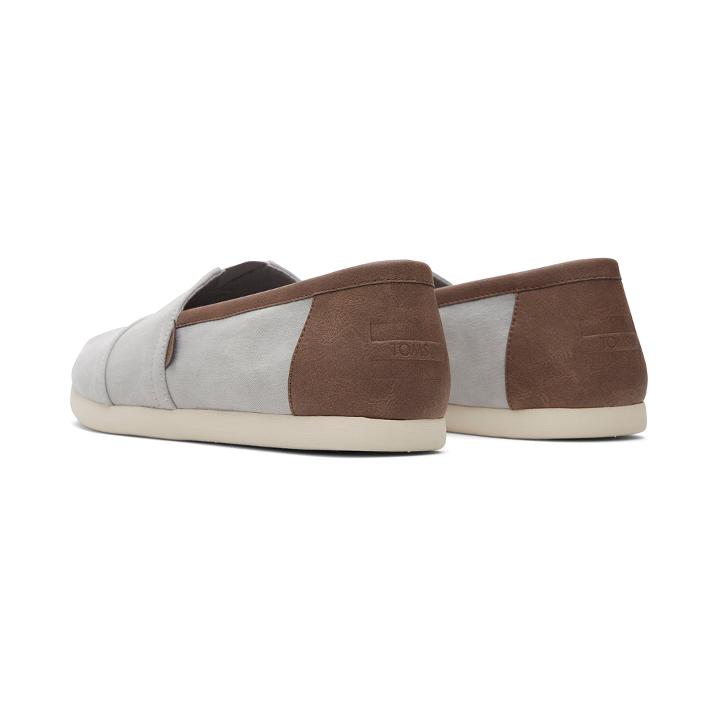 Alpargata Grey SyntheticTrim Back View