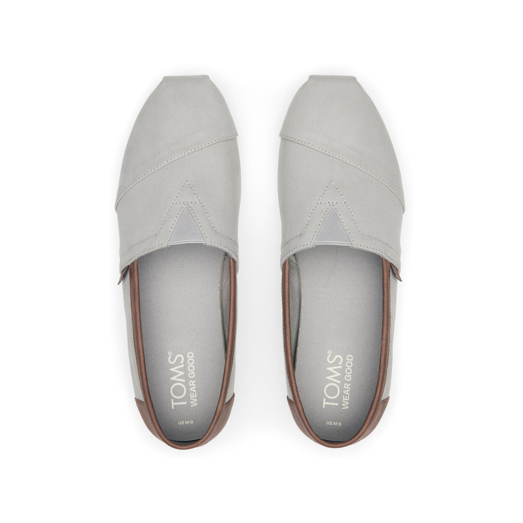 Alpargata Grey SyntheticTrim Top View