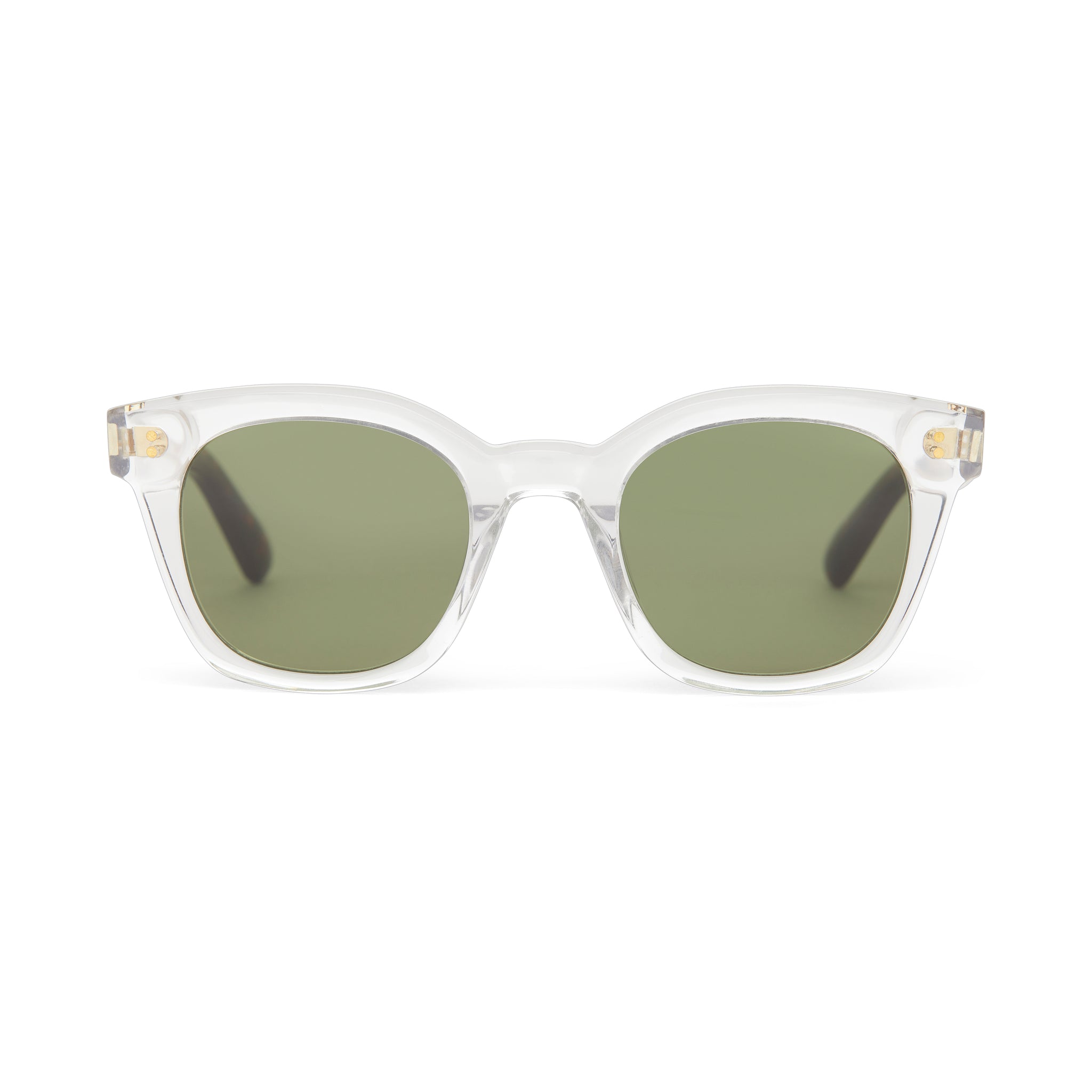 Rome Vintage Crystal Handcrafted Sunglasses Front View