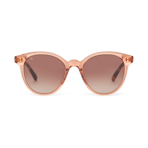 Aaryn Apricot Handcrafted Sunglasses Front View