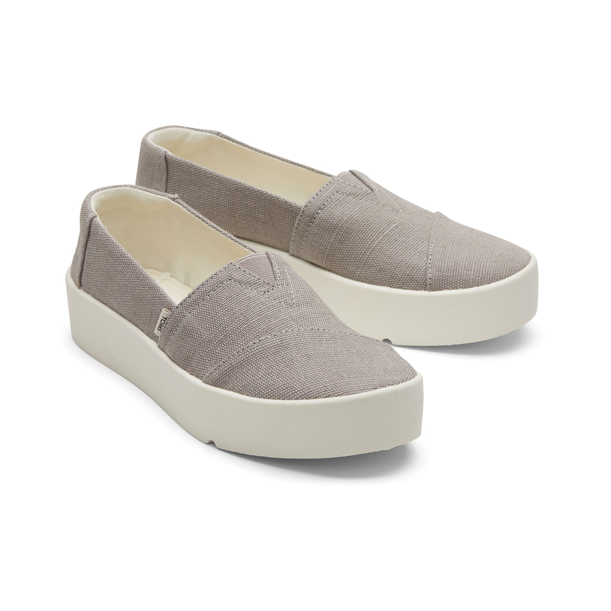 Verona Grey Slip On Sneaker Front View