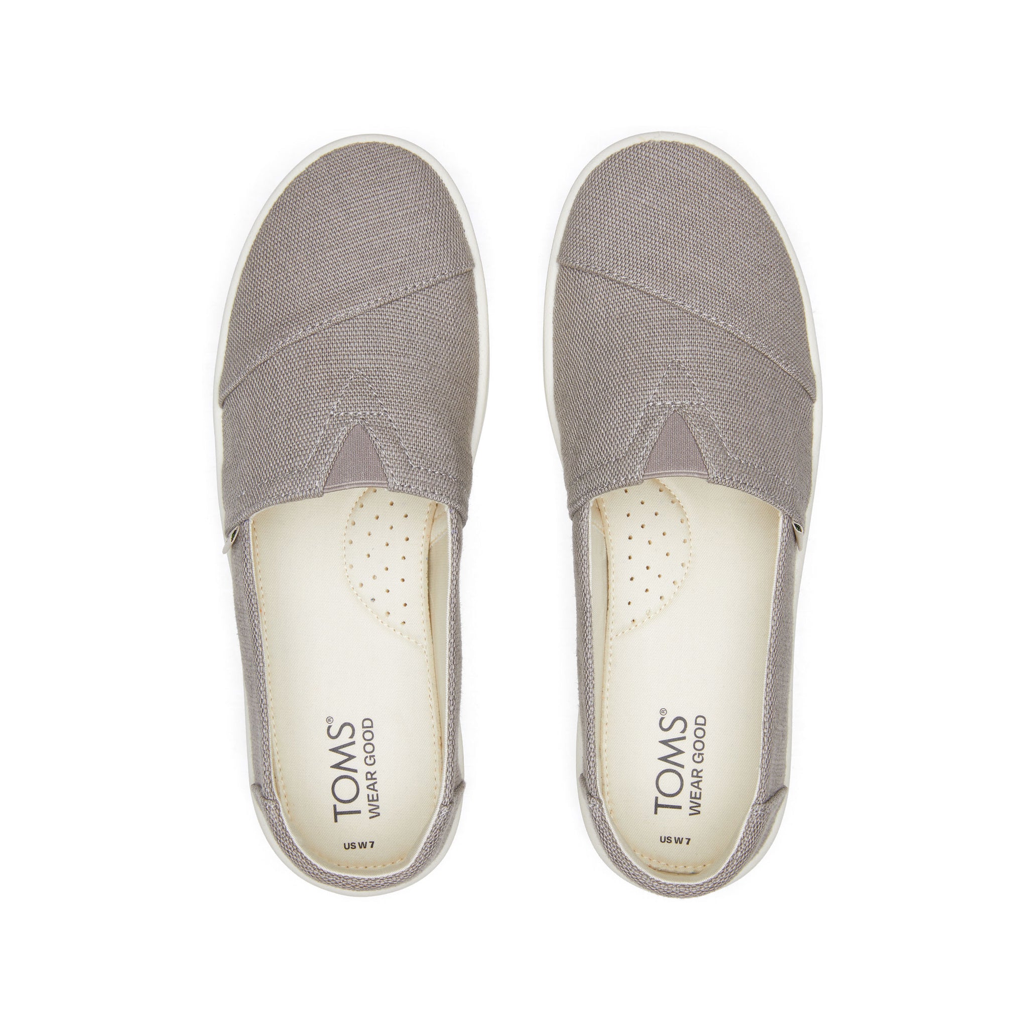 Verona Grey Slip On Sneaker Top View