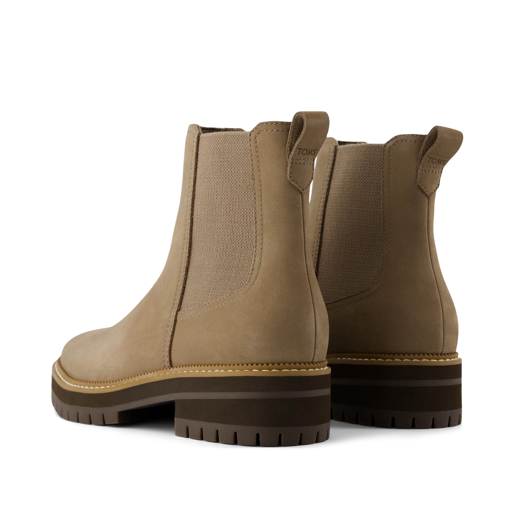 Bennet Boot - Water Resistant Dune Nubuck Leather Back View