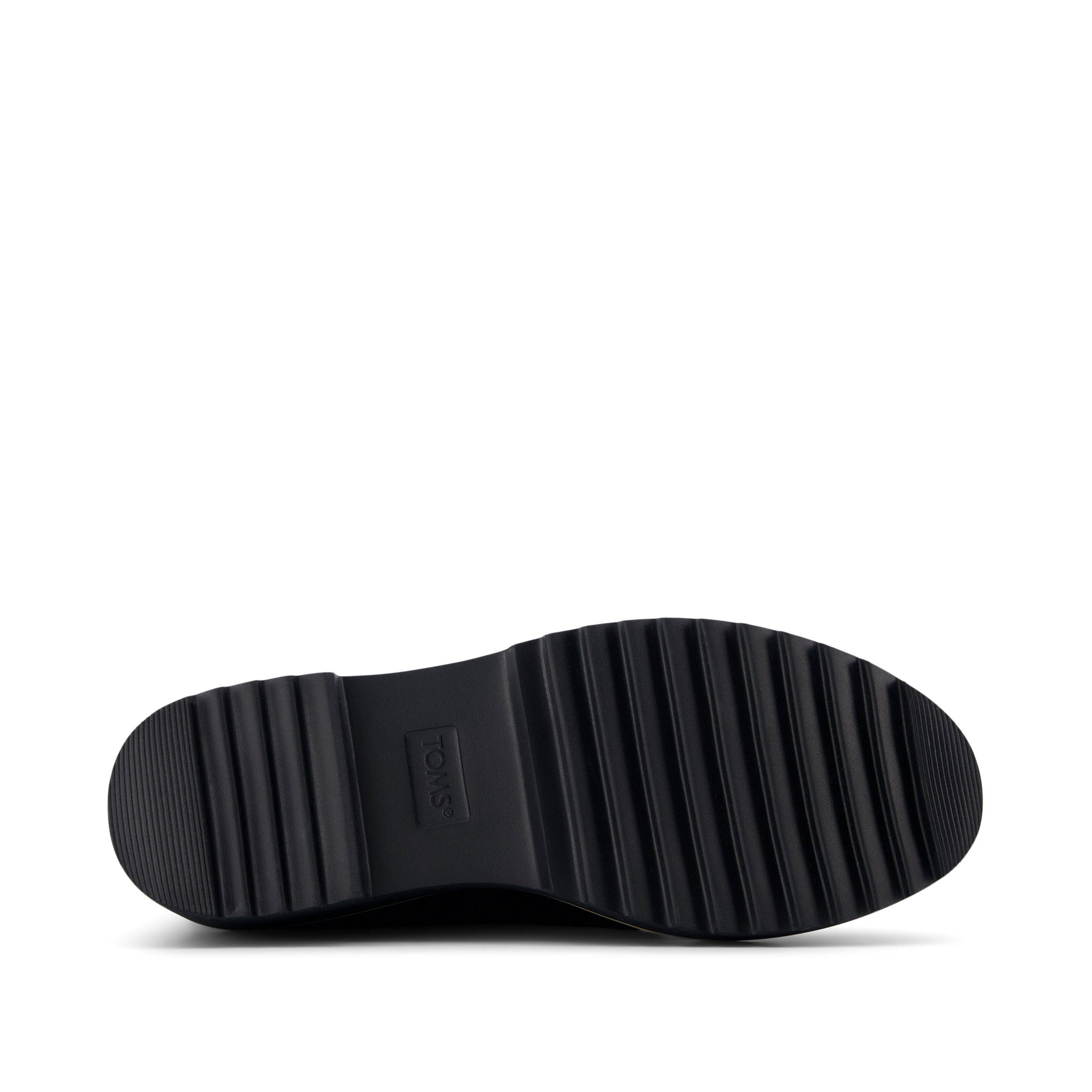 Maude Lace Up Black Suede Wedge Boot Bottom Sole View