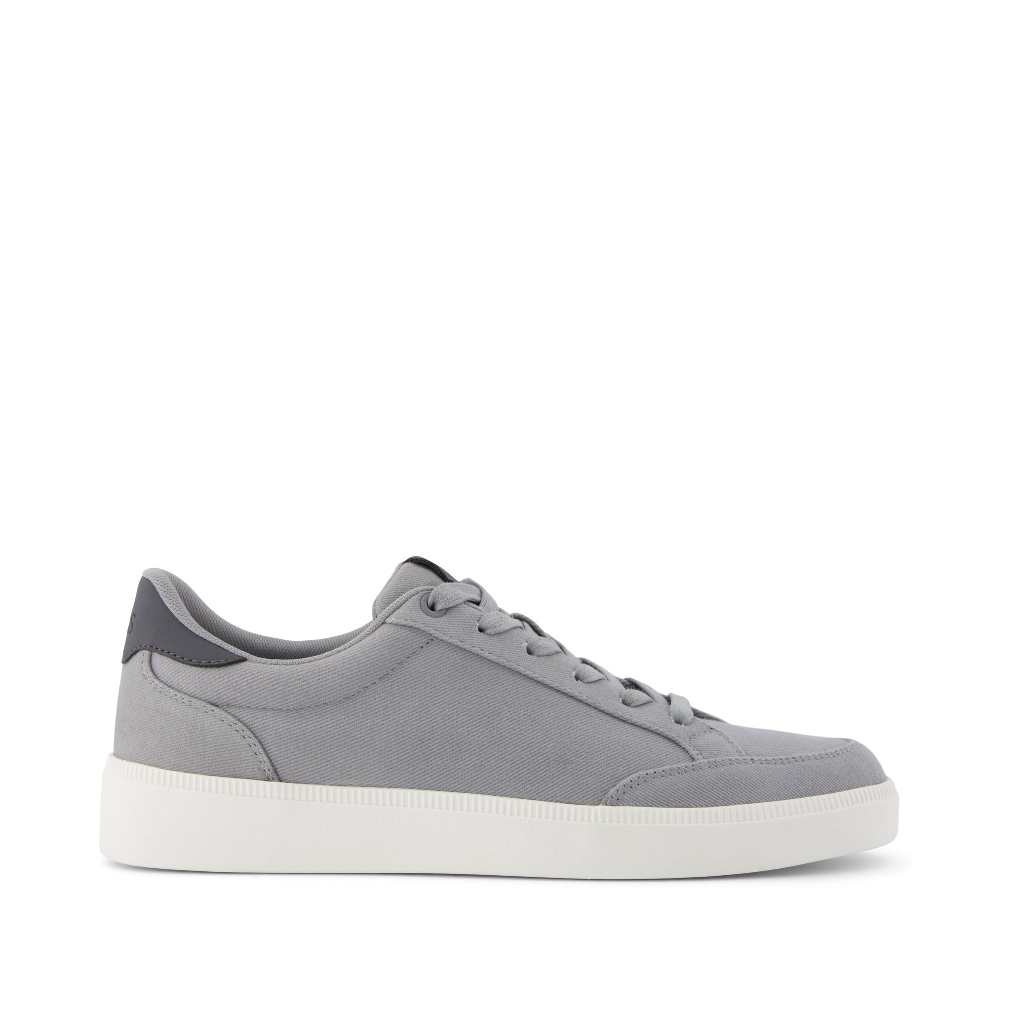 TRVL LITE Rio Grey Vintage Twill Sneaker Side View