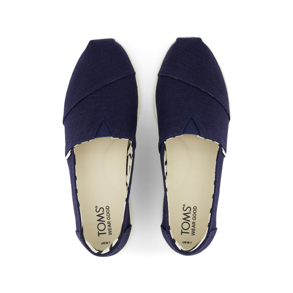 Alpargata Plus Navy Heritage Canvas Top View