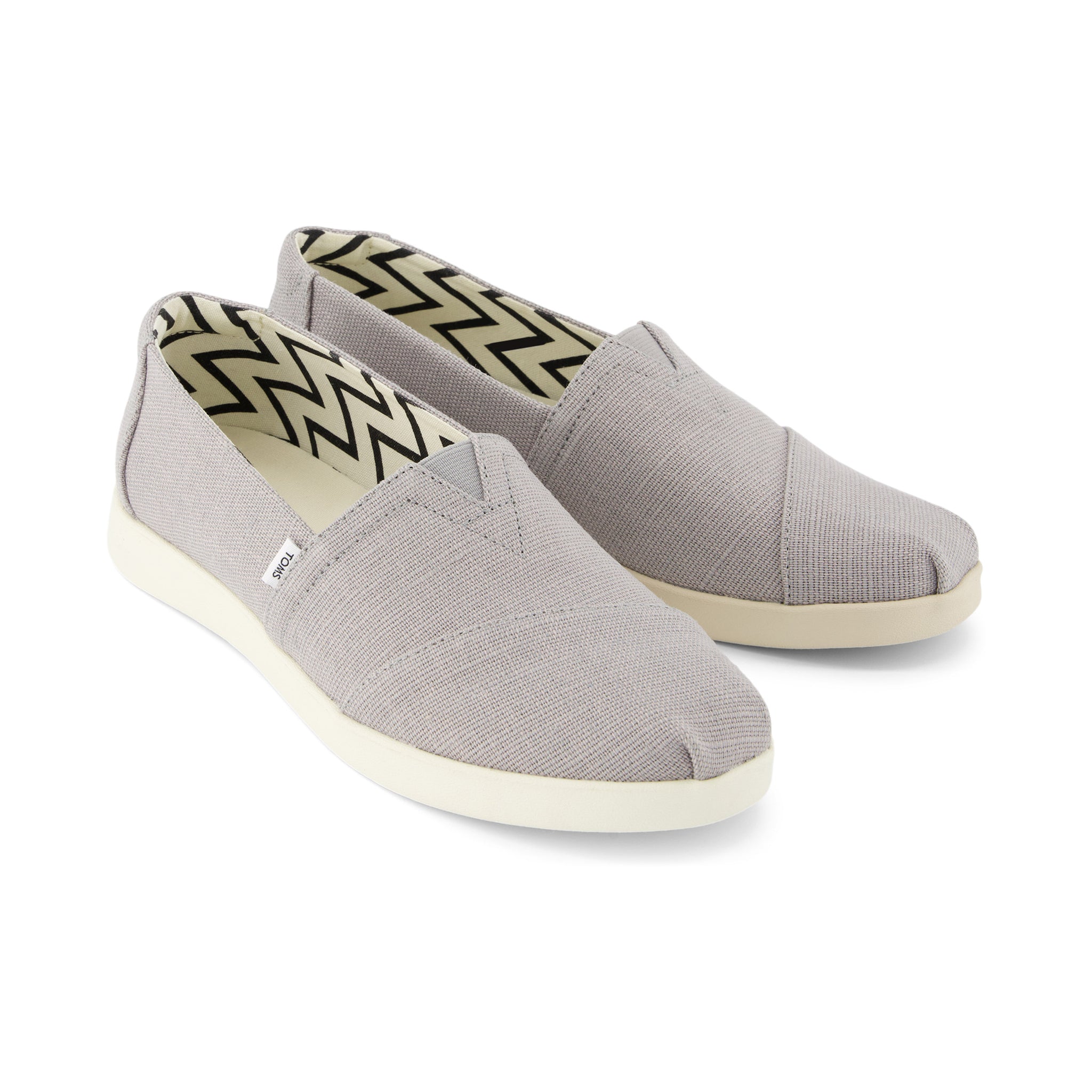 Alpargata Plus Drizzle Grey Heritage Canvas Front View