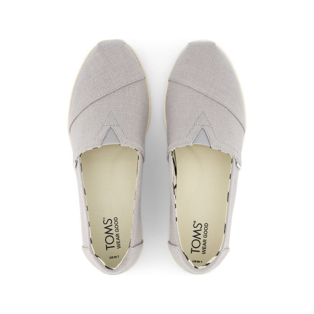 Alpargata Plus Drizzle Grey Heritage Canvas Top View