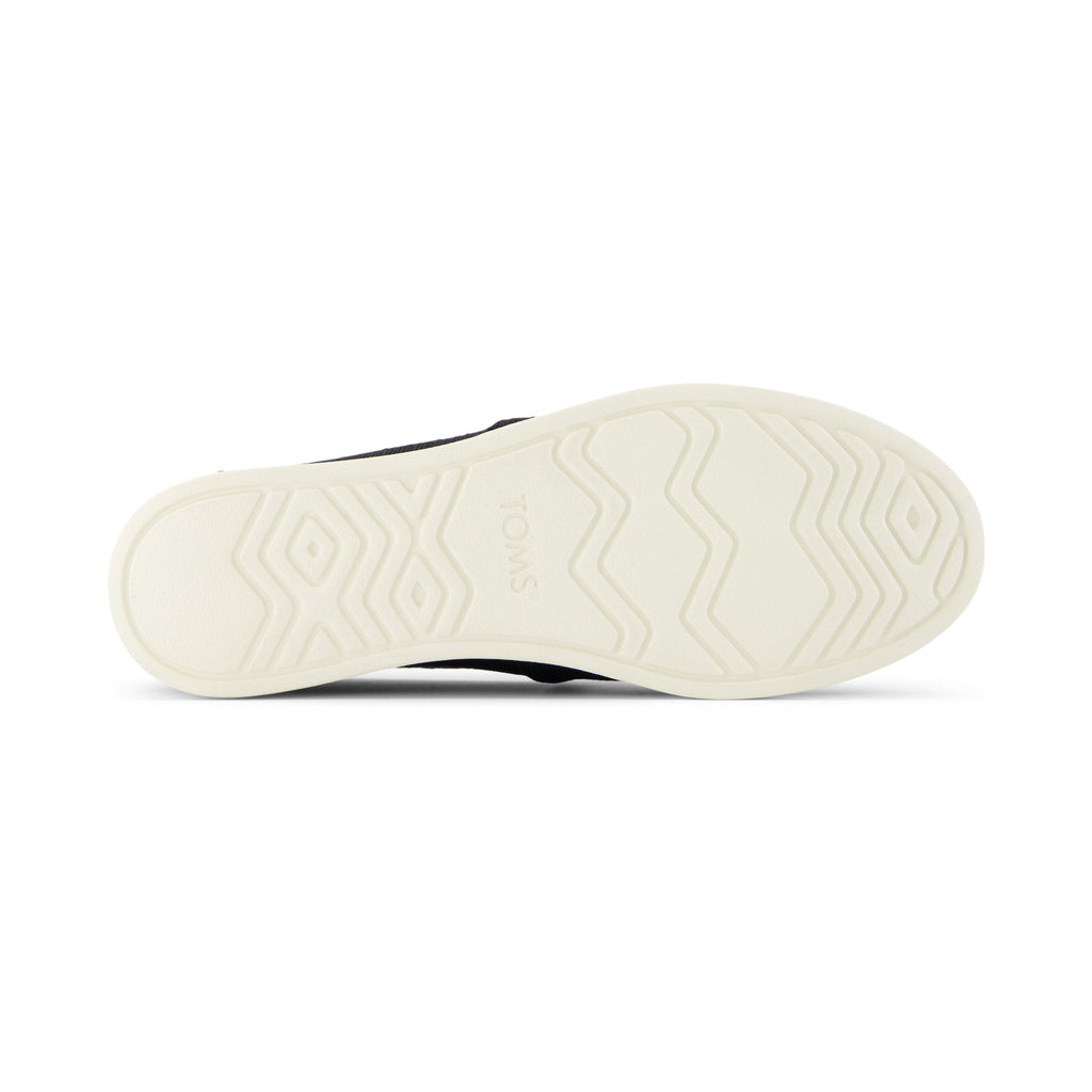 Alpargata Plus Black Heritage Canvas Bottom Sole View