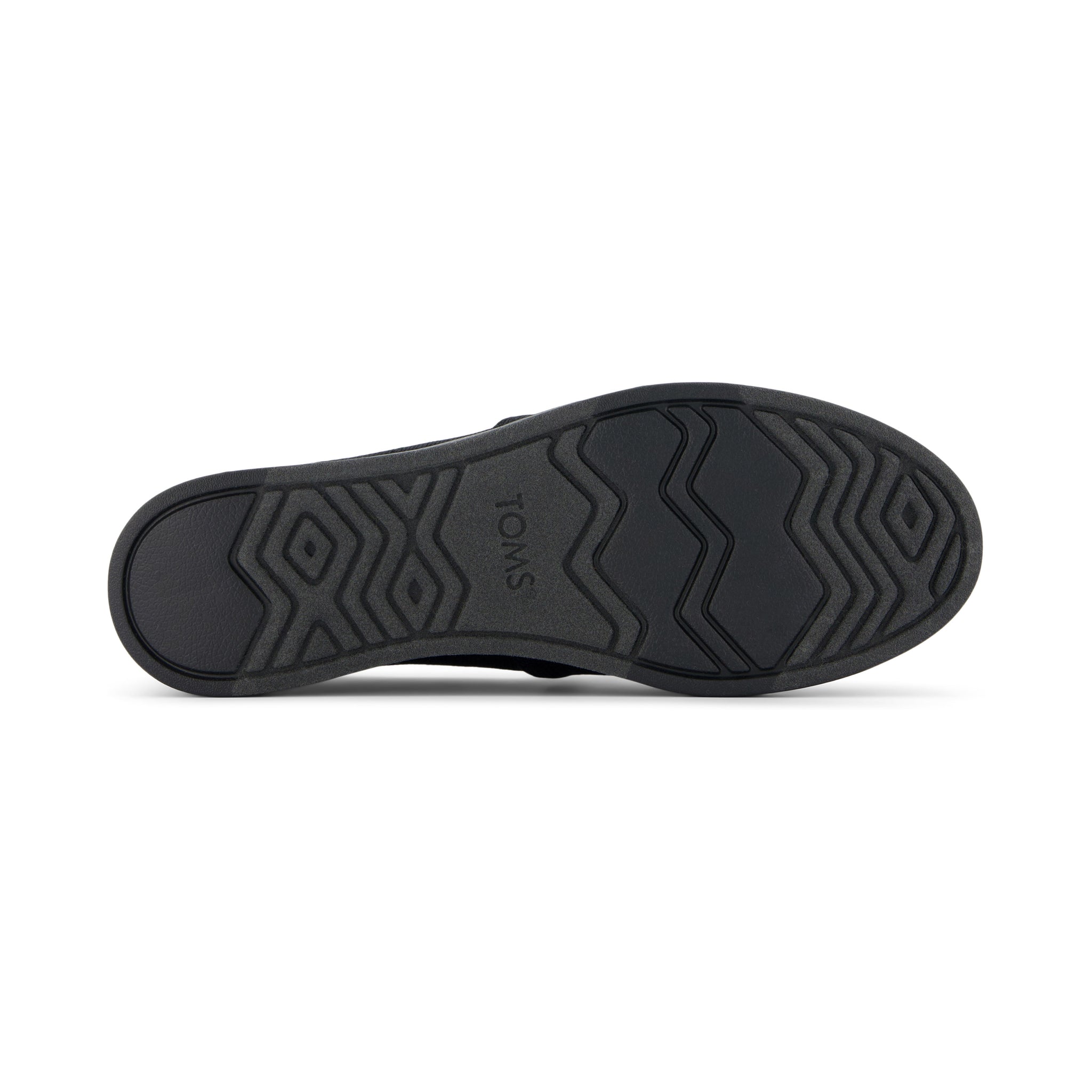 Alpargata Plus All Black Heritage Canvas Bottom Sole View