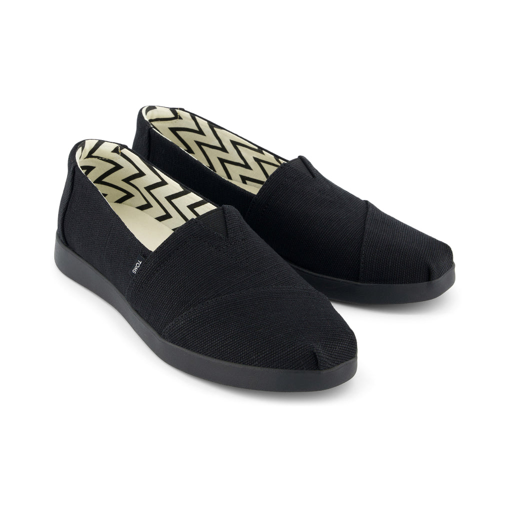 Alpargata Plus All Black Heritage Canvas Front View