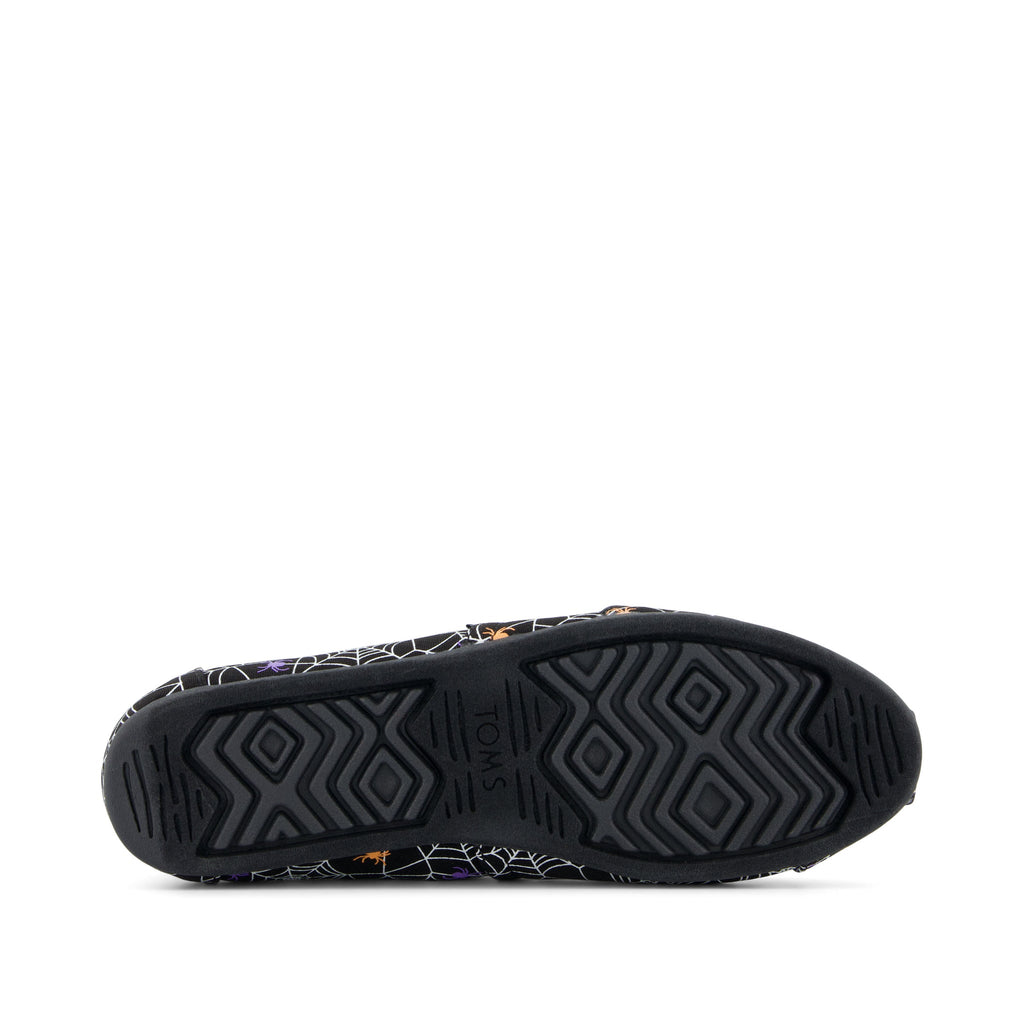 Alpargata Cloudbound - Black Glow In The Dark Spiders Bottom Sole View