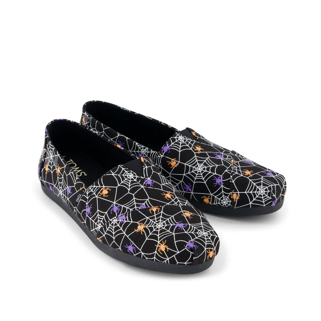Alpargata Cloudbound - Black Glow In The Dark Spiders Front View
