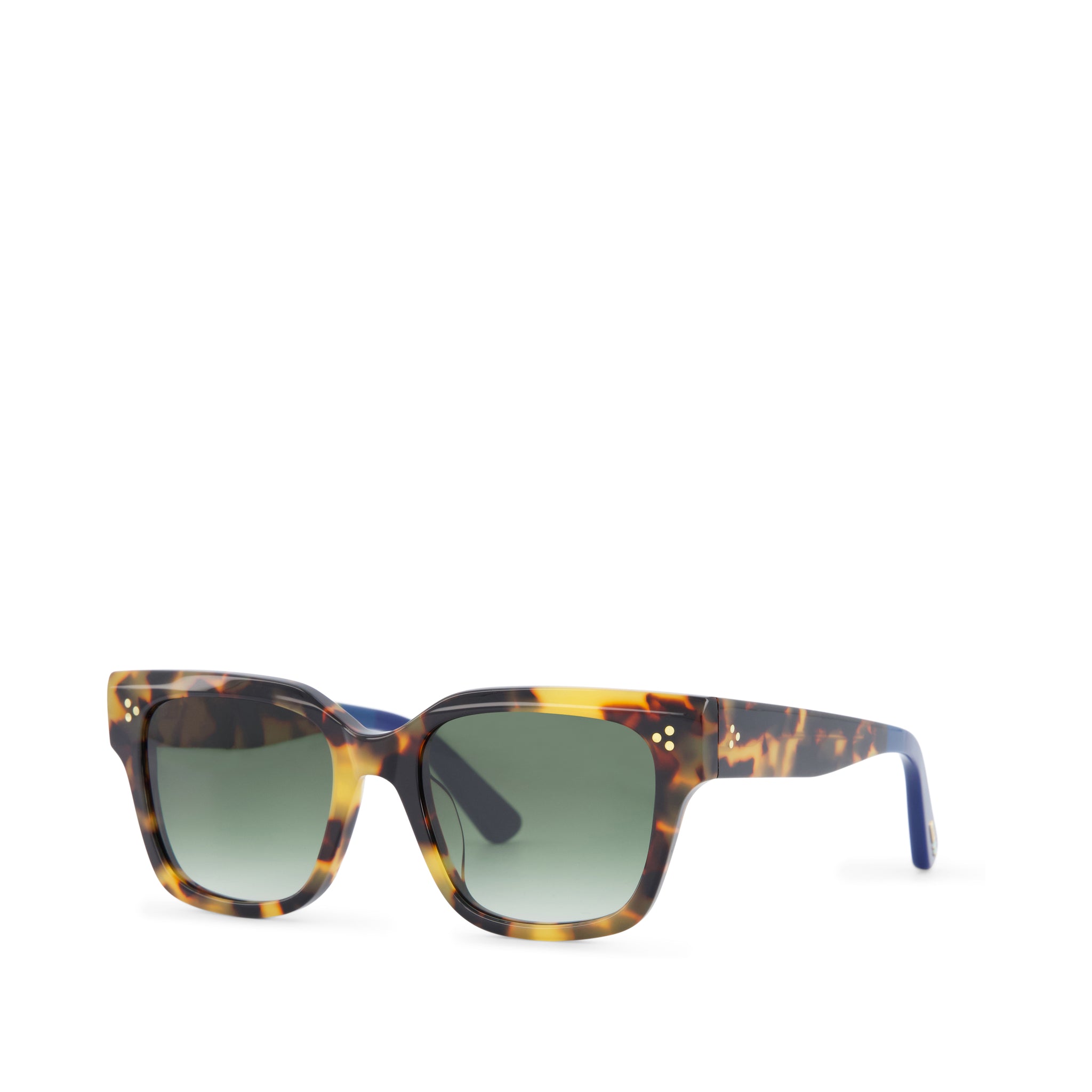 Madison Tortoise Handcrafted Sunglasses Side Angle View