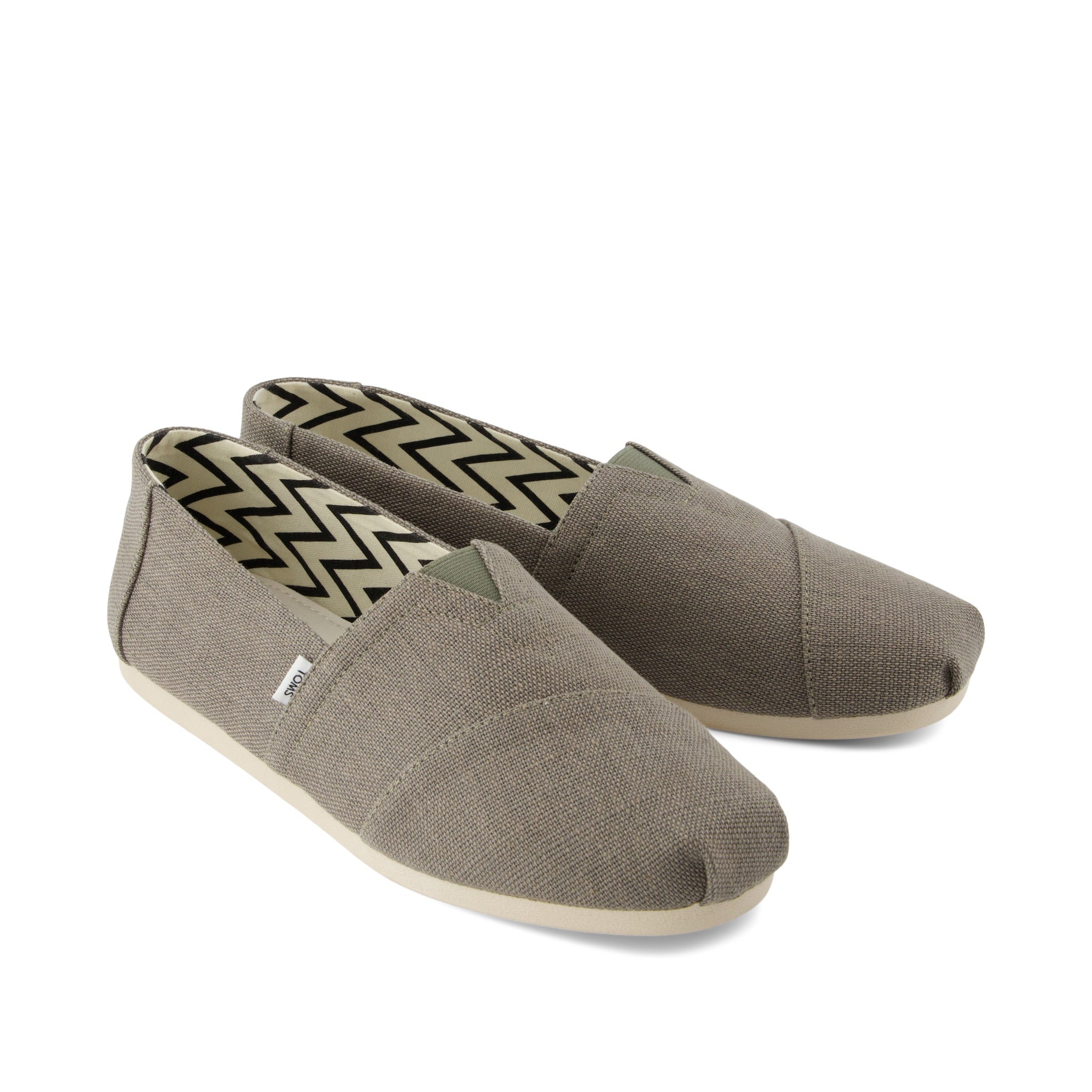 Alpargata Classic - Vetiver Grey Heritage Canvas Front View