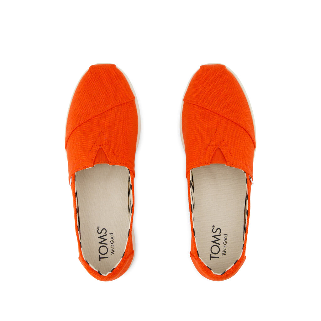 Alpargata Plus - Flame Heritage Canvas Top View