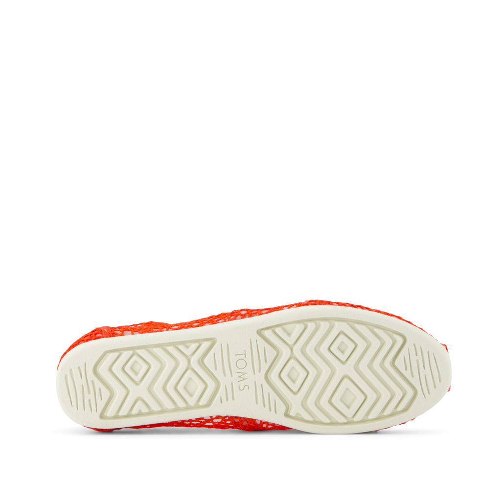 Alpargata Classic - Flame Moroccan Crochet Bottom Sole View