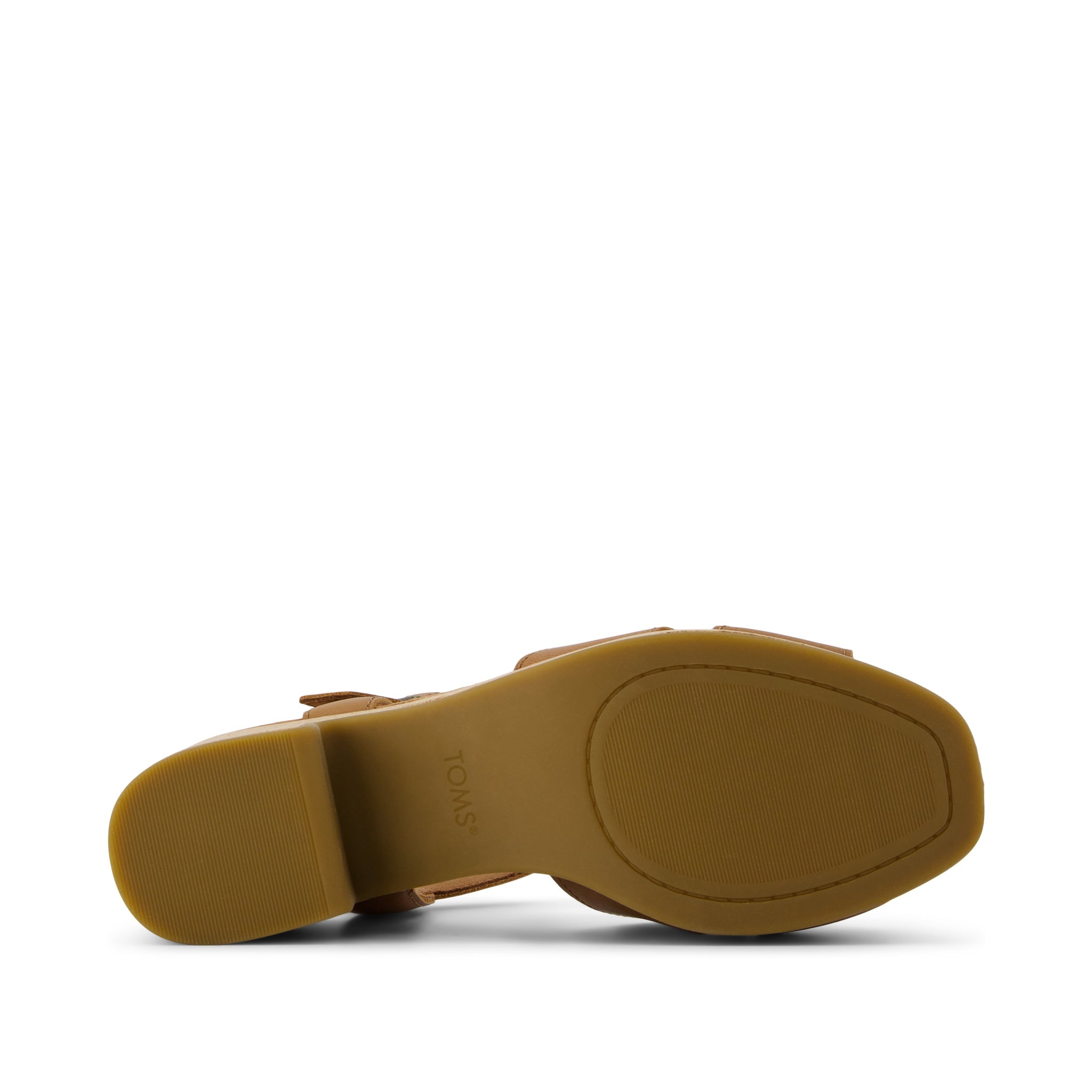 Isla Heeled Sandal - Brown Sugar Leather Bottom Sole View
