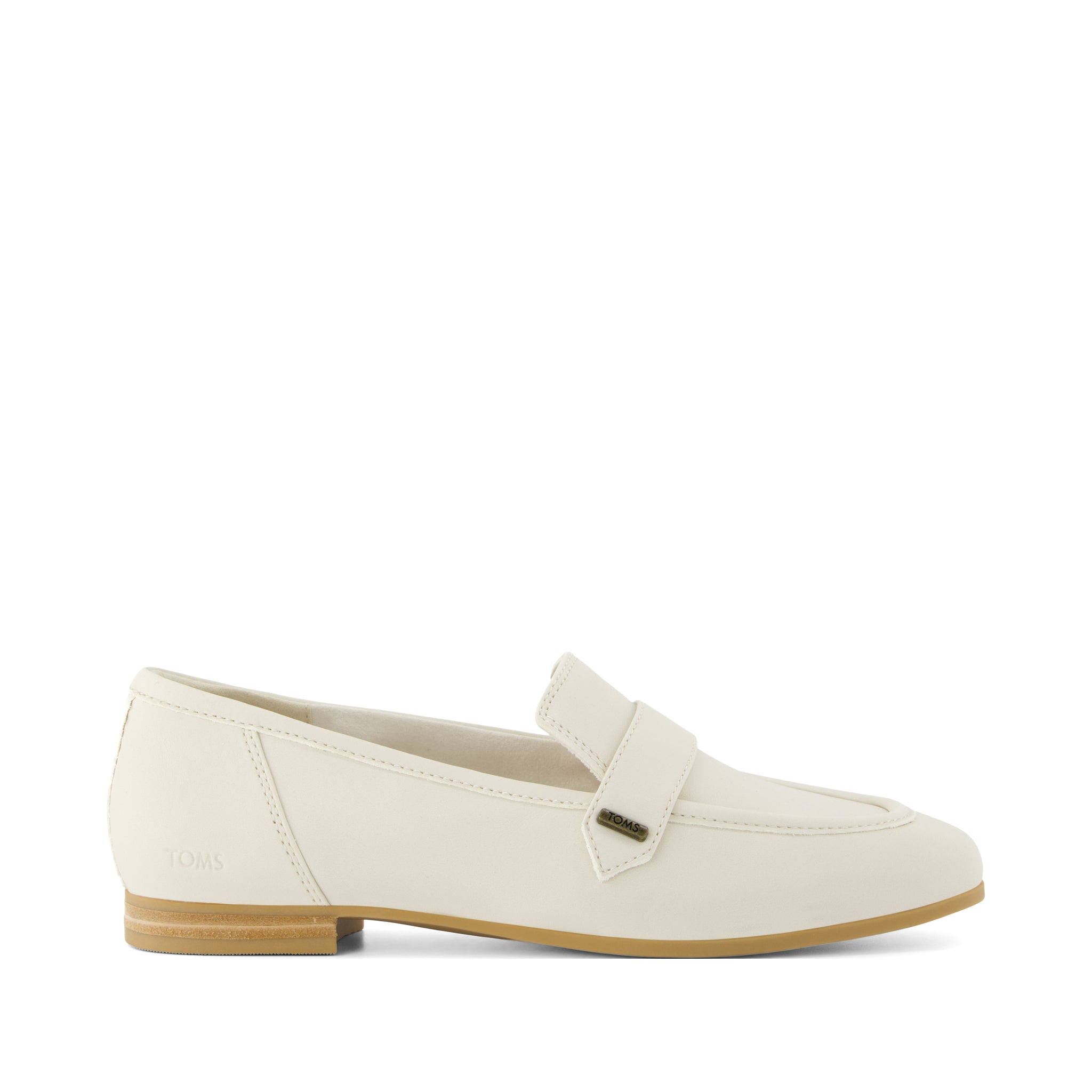 Lynette Loafer - Light Sand Leather Side View