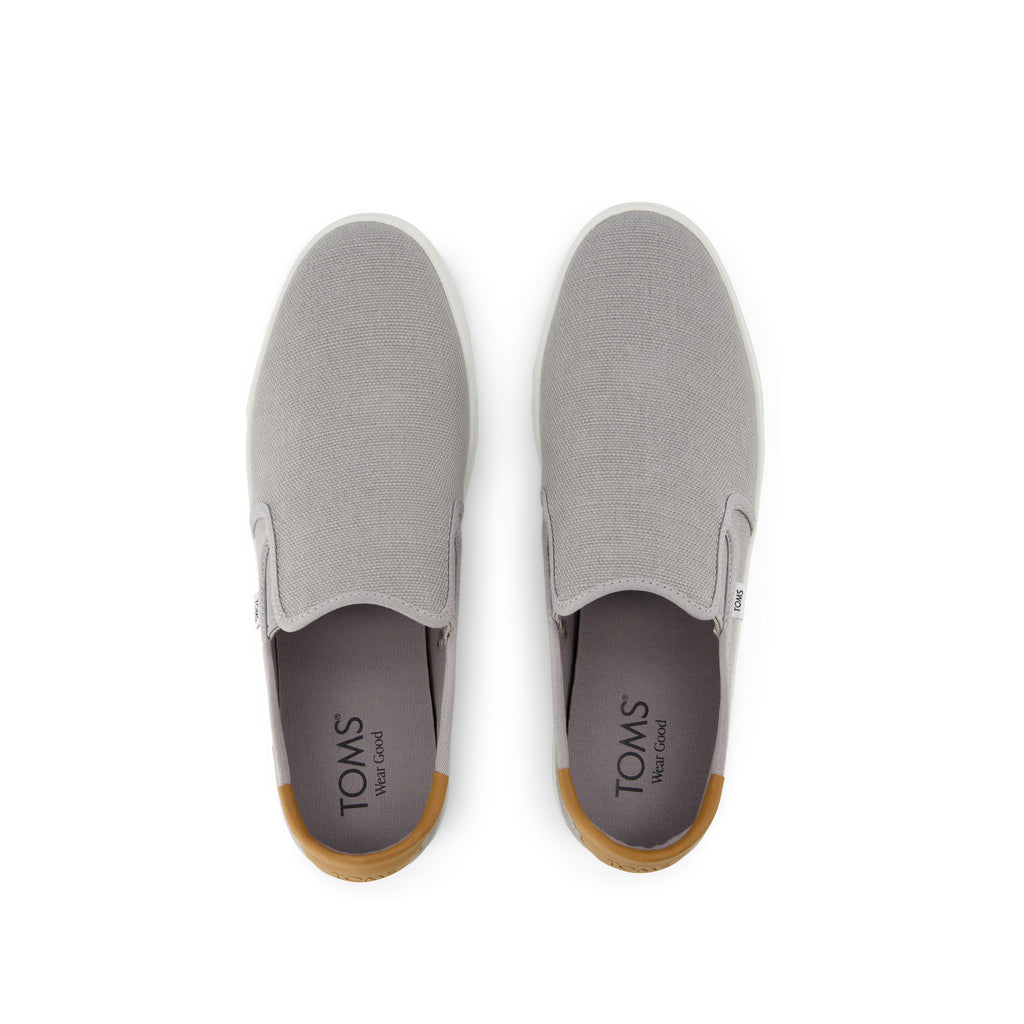 Baja 2.0 Slip On Sneaker - Drizzle Grey Legacy Canvas Top View