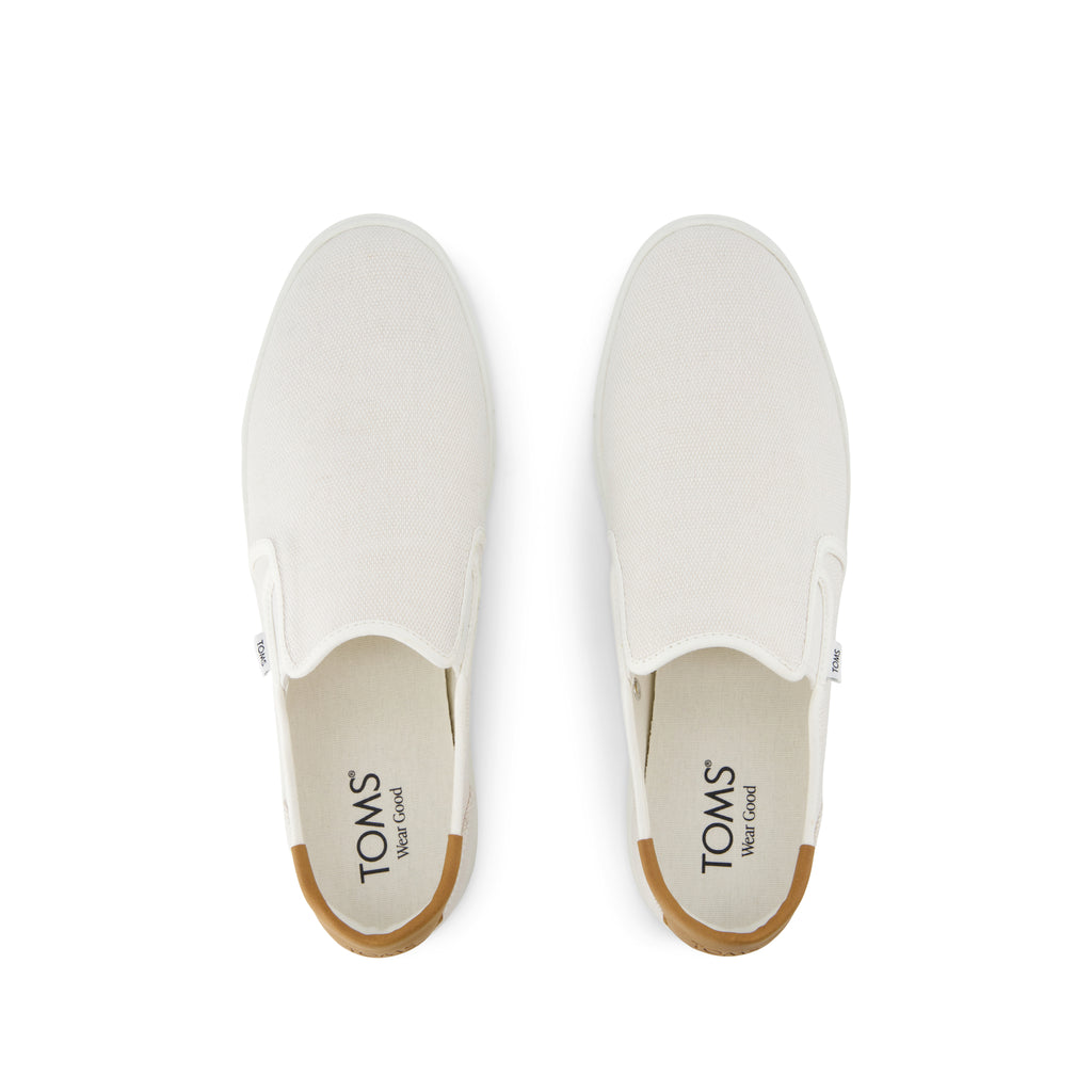 Baja 2.0 Slip On Sneaker - White Legacy Canvas Top View