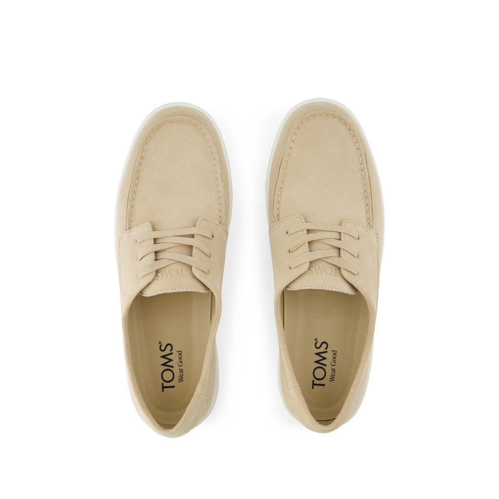 TRVL LITE London Loafer - Almond Suede Top View