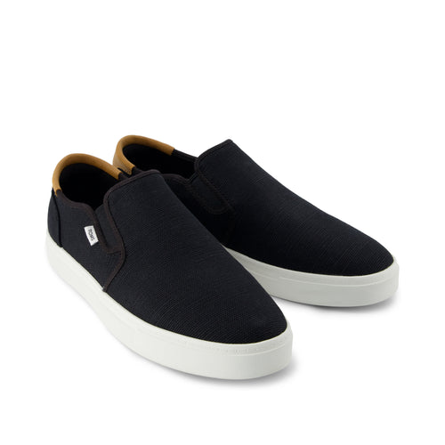 Baja 2.0 Slip On Sneaker - Black Legacy Canvas Front View