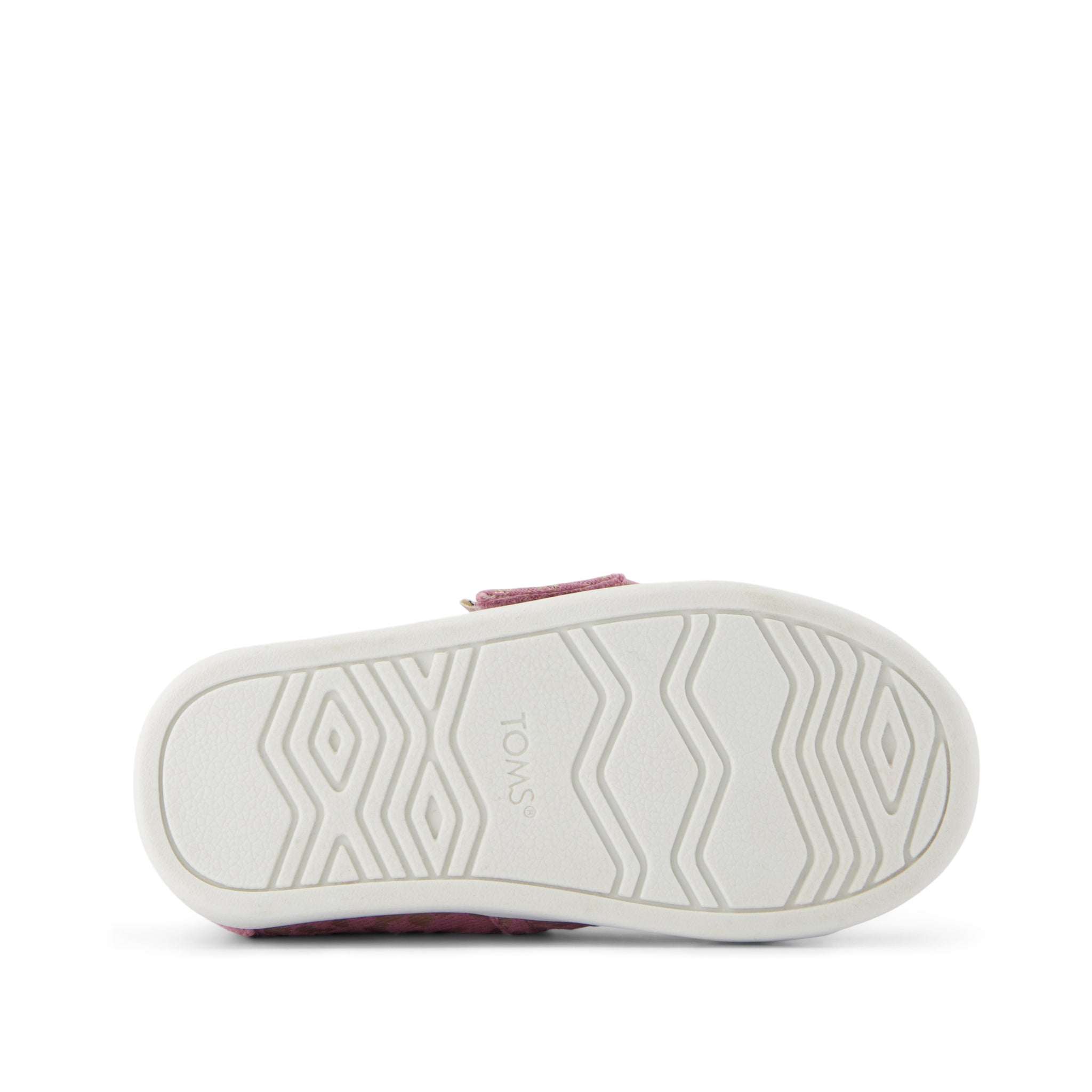 Alpargata Classic Toddler Shoe - Cosmic Pink Iridescent Leopard Bottom Sole View