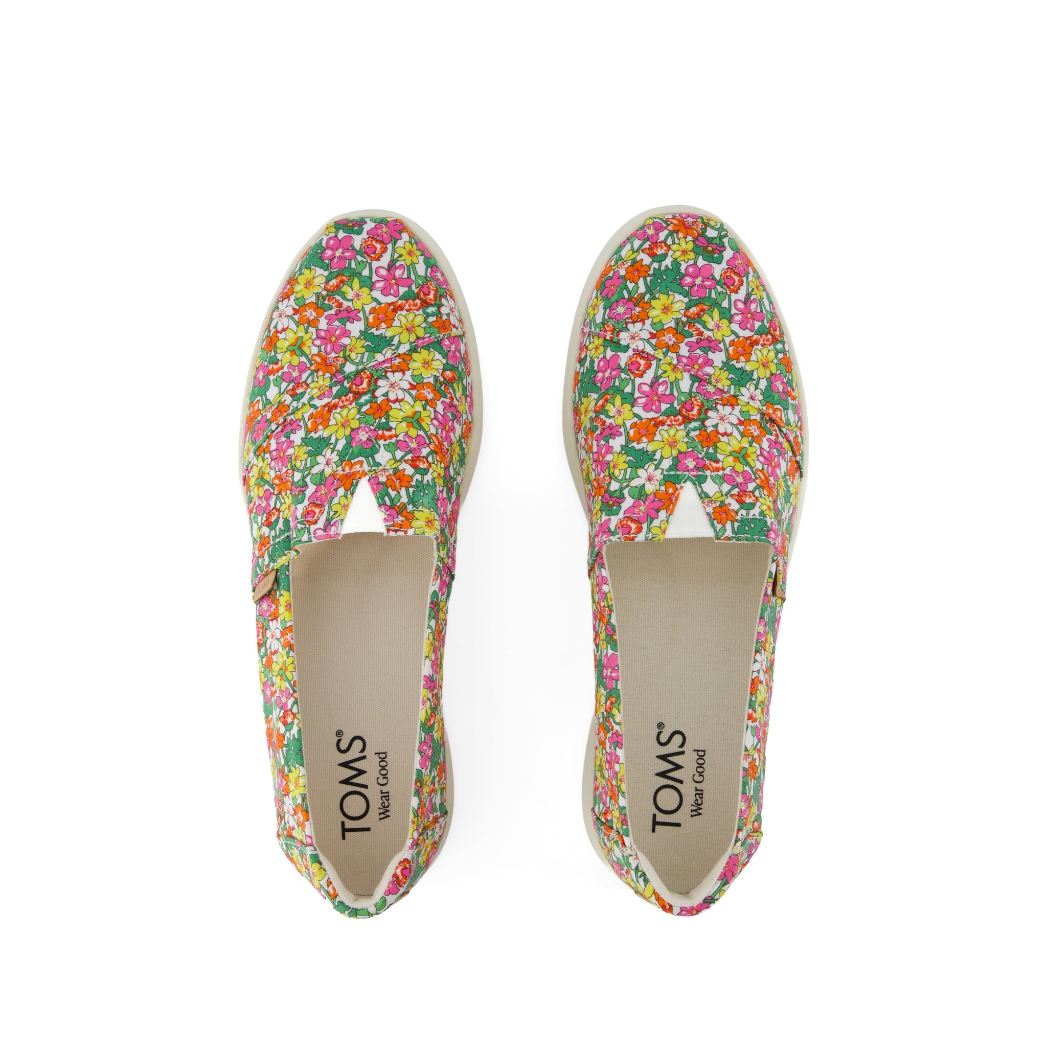 Alpargata Plus - Liberty of London Multi Isla Rose Gates Top View