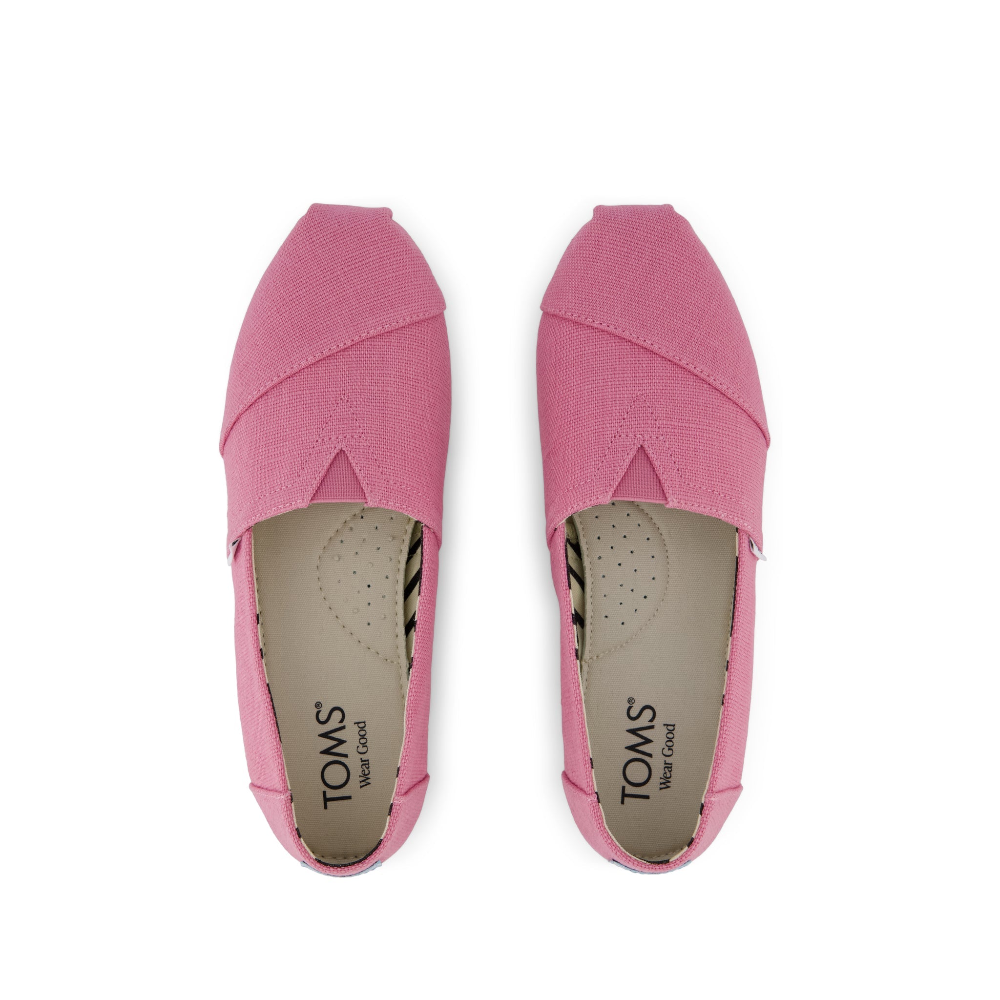 Alpargata Classic - Rose Pink Heritage Canvas Top View