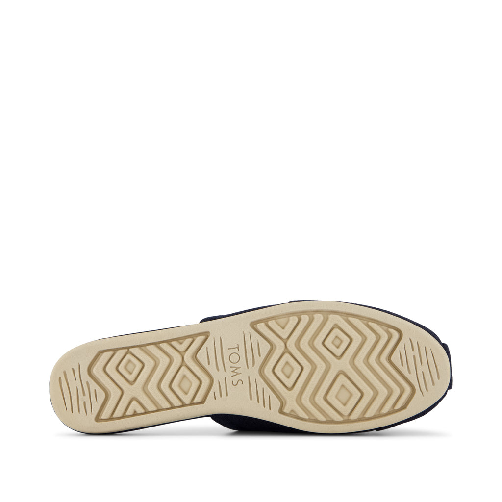 Alpargata Mule - Navy Heritage Canvas Bottom Sole View