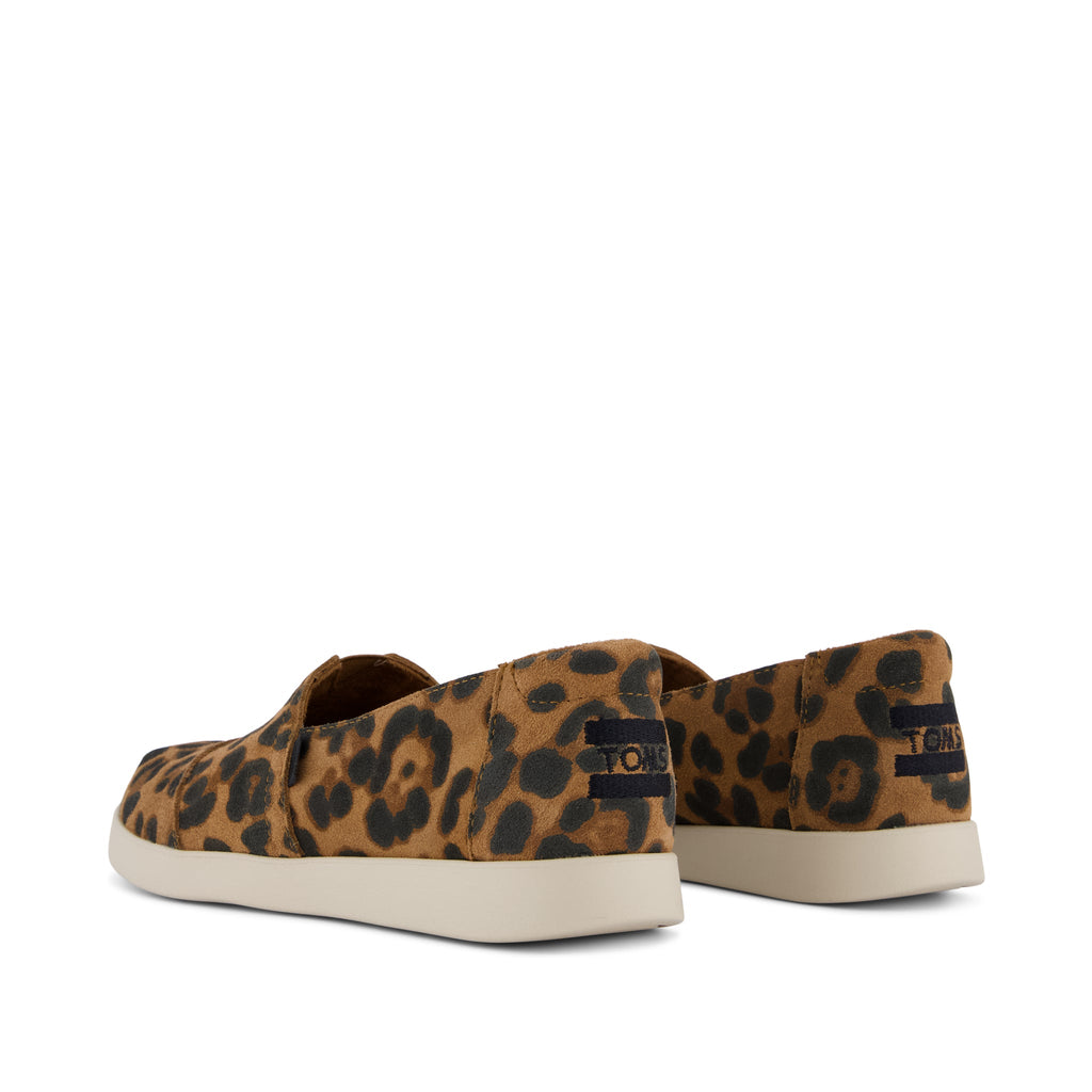Alpargata Plus - Brown Sugar Leopard Print Suede Back View