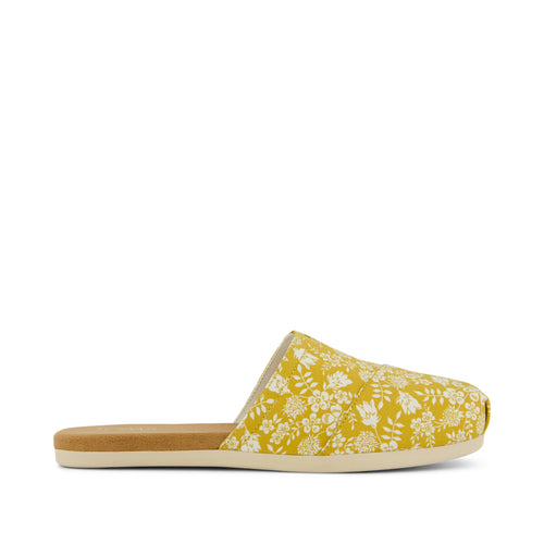 Alpargata Mule - Golden Honey Edenham Shadow Floral Print Side View