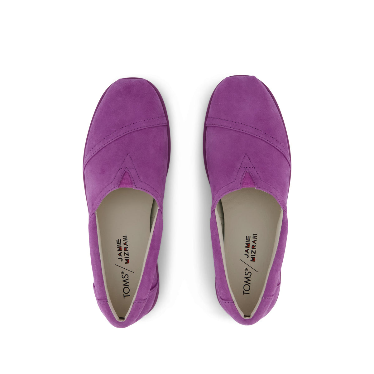 Toms Tricks Rwi TOMS x Jamie Mizrahi Alp FWD Water Repellent Bright Mulberry Suede ...