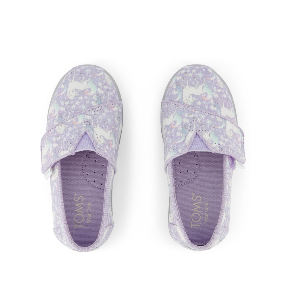 Alpargata Classic Toddler Shoe - Misty Lilac Iridescent Unicorn Top View