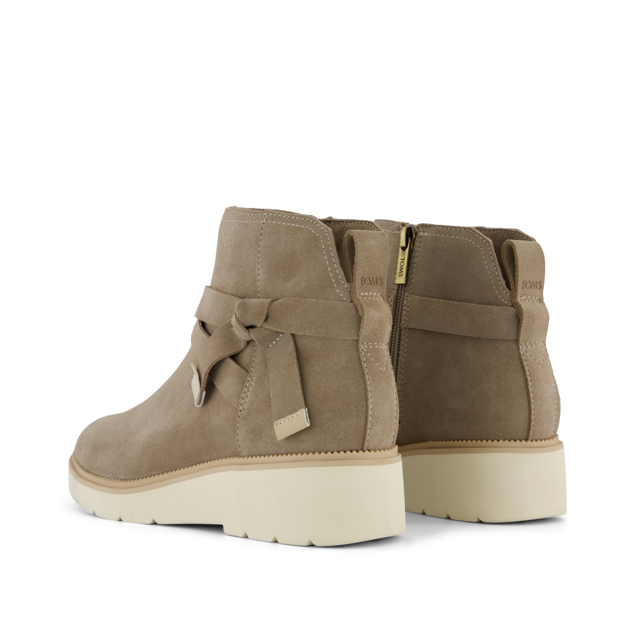Marlow Boot - Water Repellent Dune Suede Back View