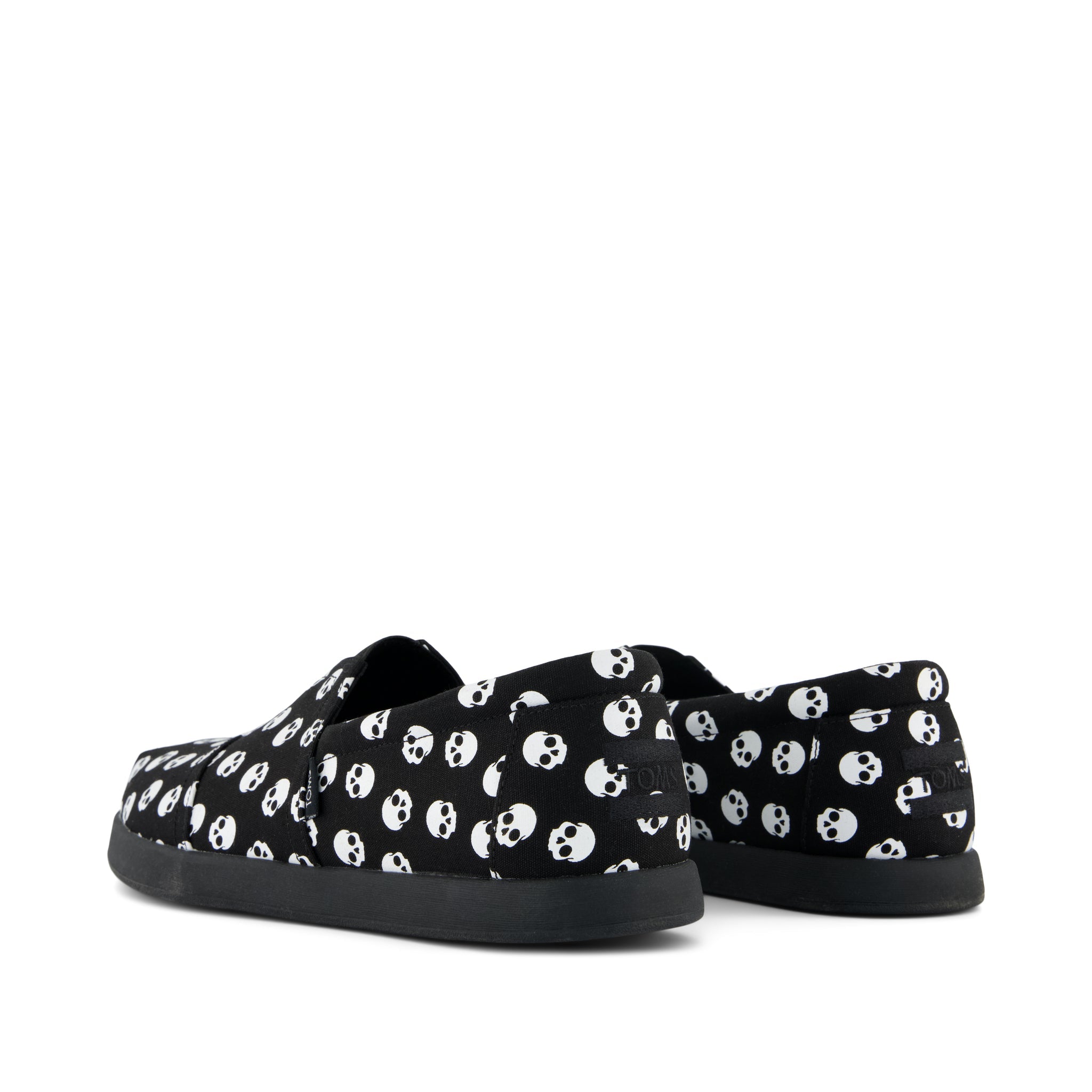 Alp FWD - Black Glow In The Dark Halloween Skulls Back View