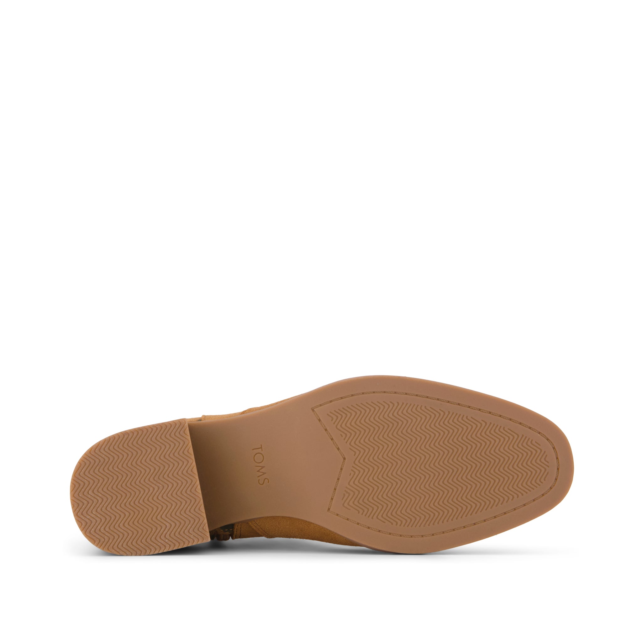 Delilah Heeled Boot - Water Repellent Brown Sugar Leopard Suede Bottom Sole View