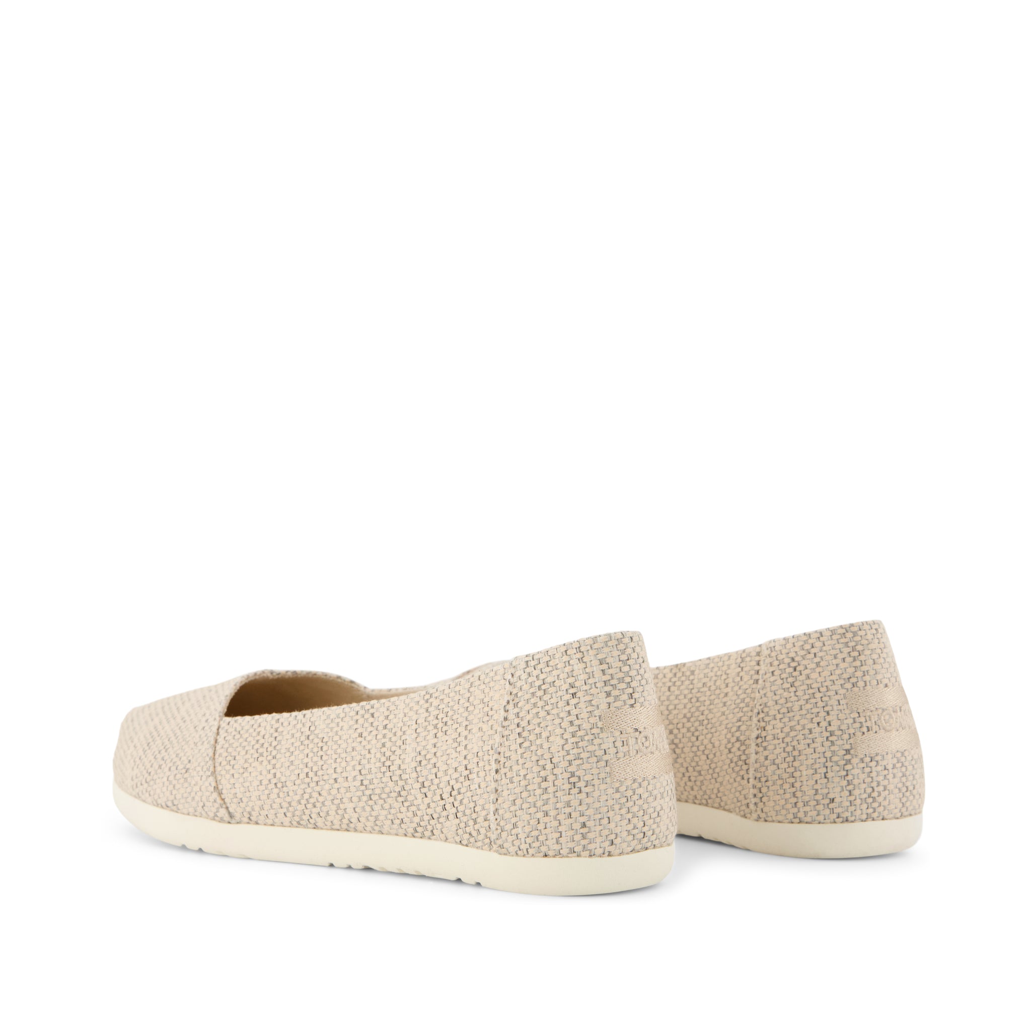 Alpargata Ballet Flat - Natural Melange Back View