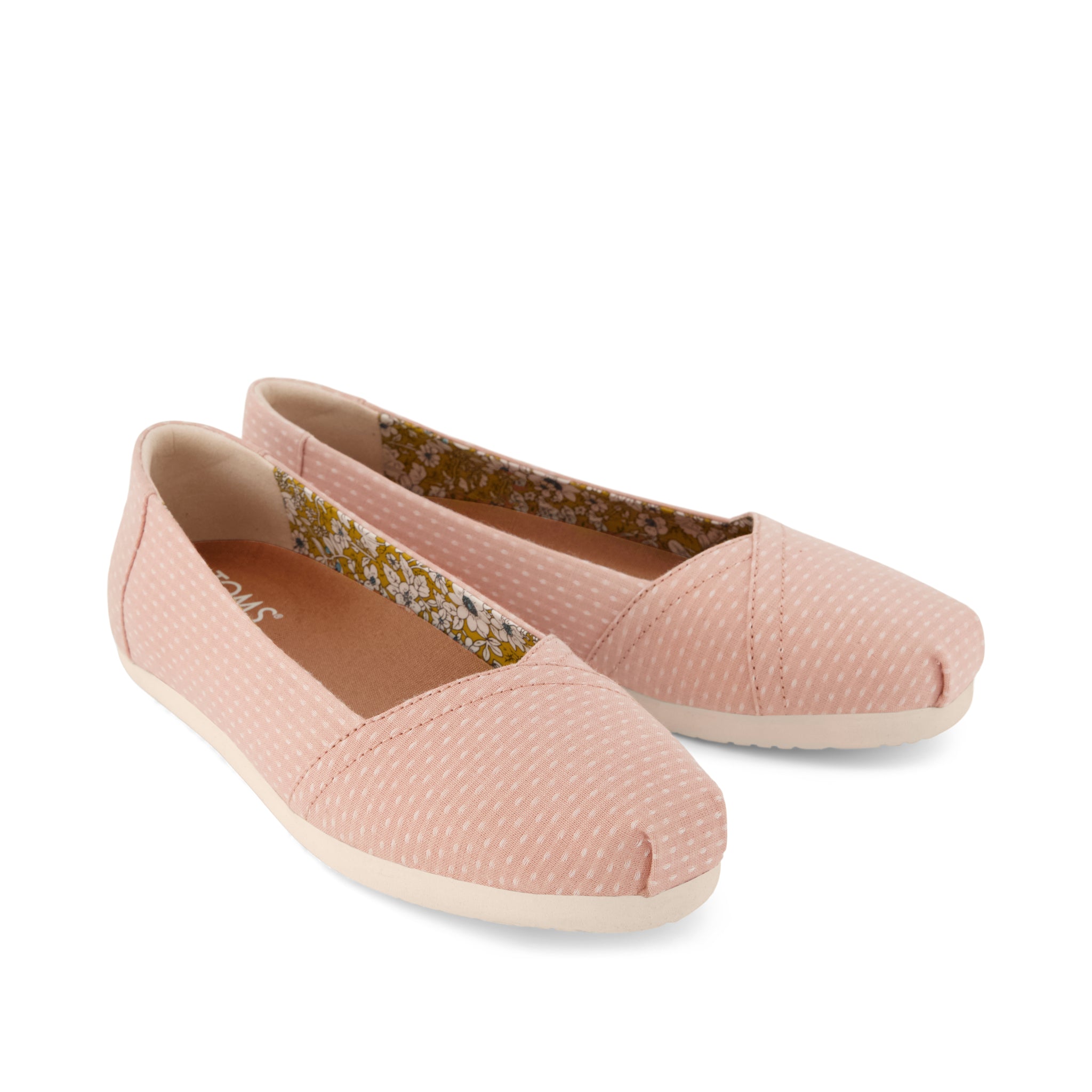 Alpargata Ballet Flat - Bloom Chambray Dot Front View