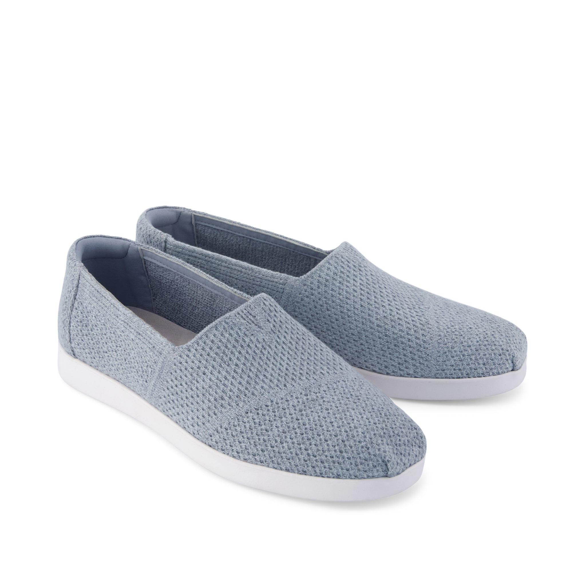 Alpargata Plus - Light Grey Knit Front View