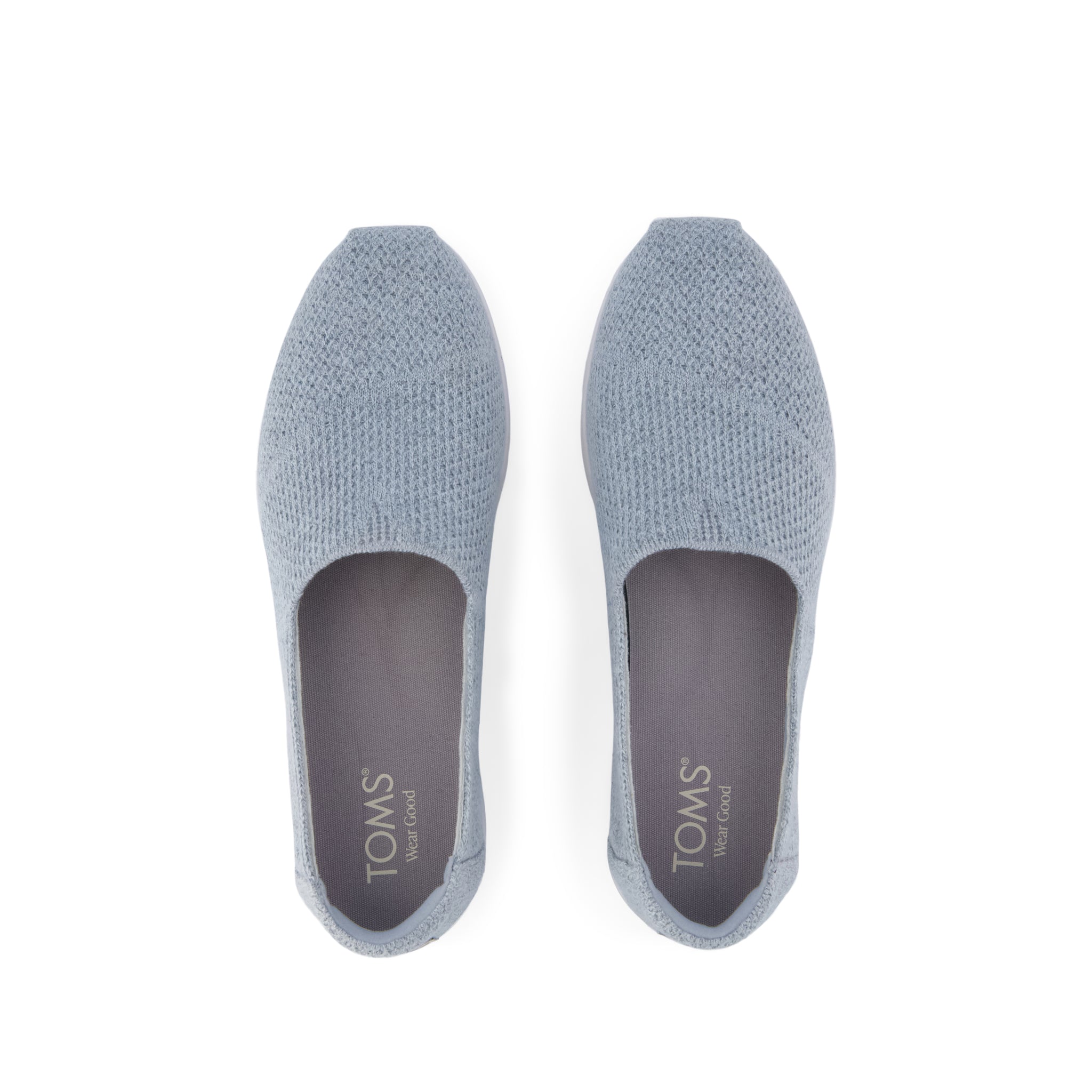 Alpargata Plus - Light Grey Knit Top View