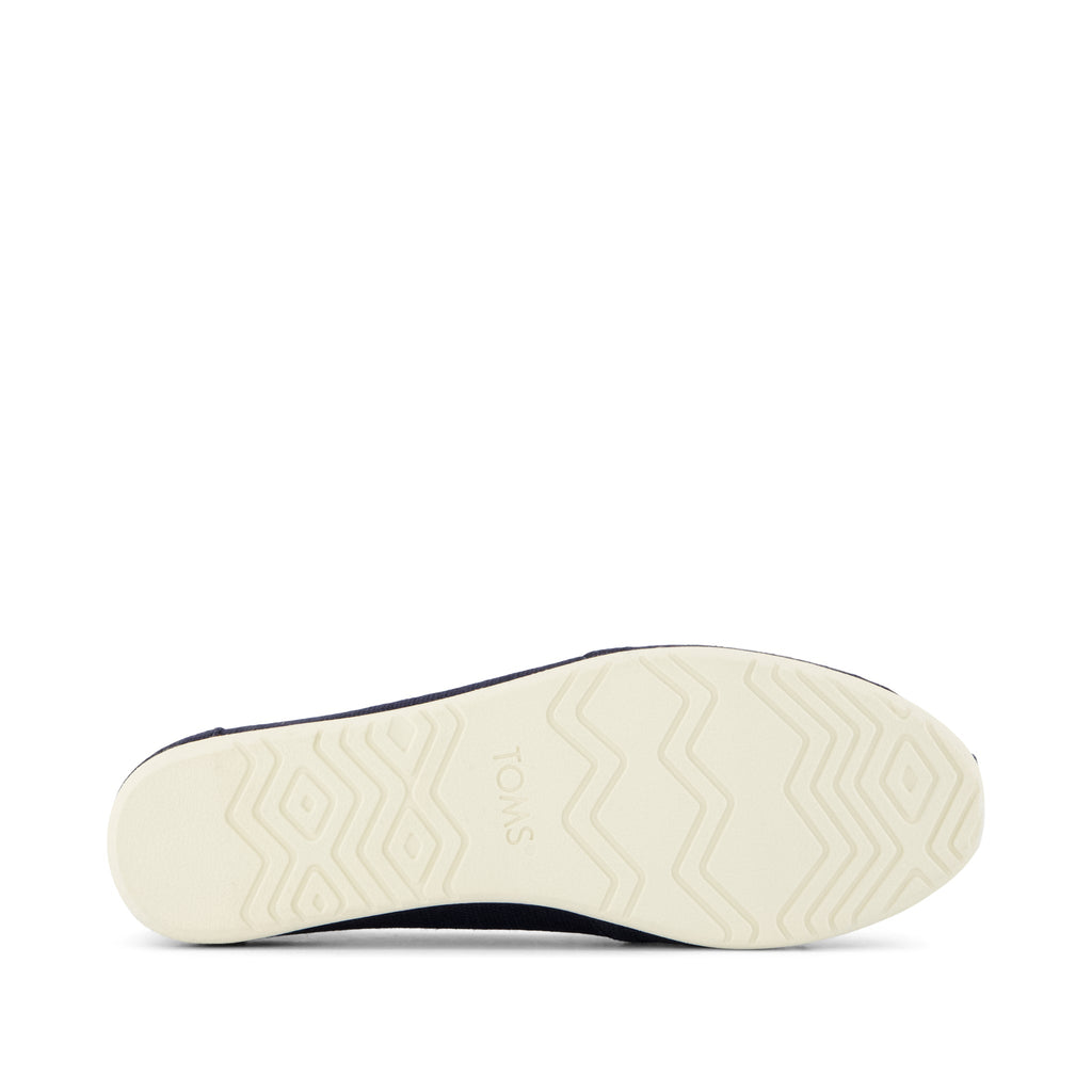 Alpargata Ballet Flat - Navy Heritage Canvas Bottom Sole View