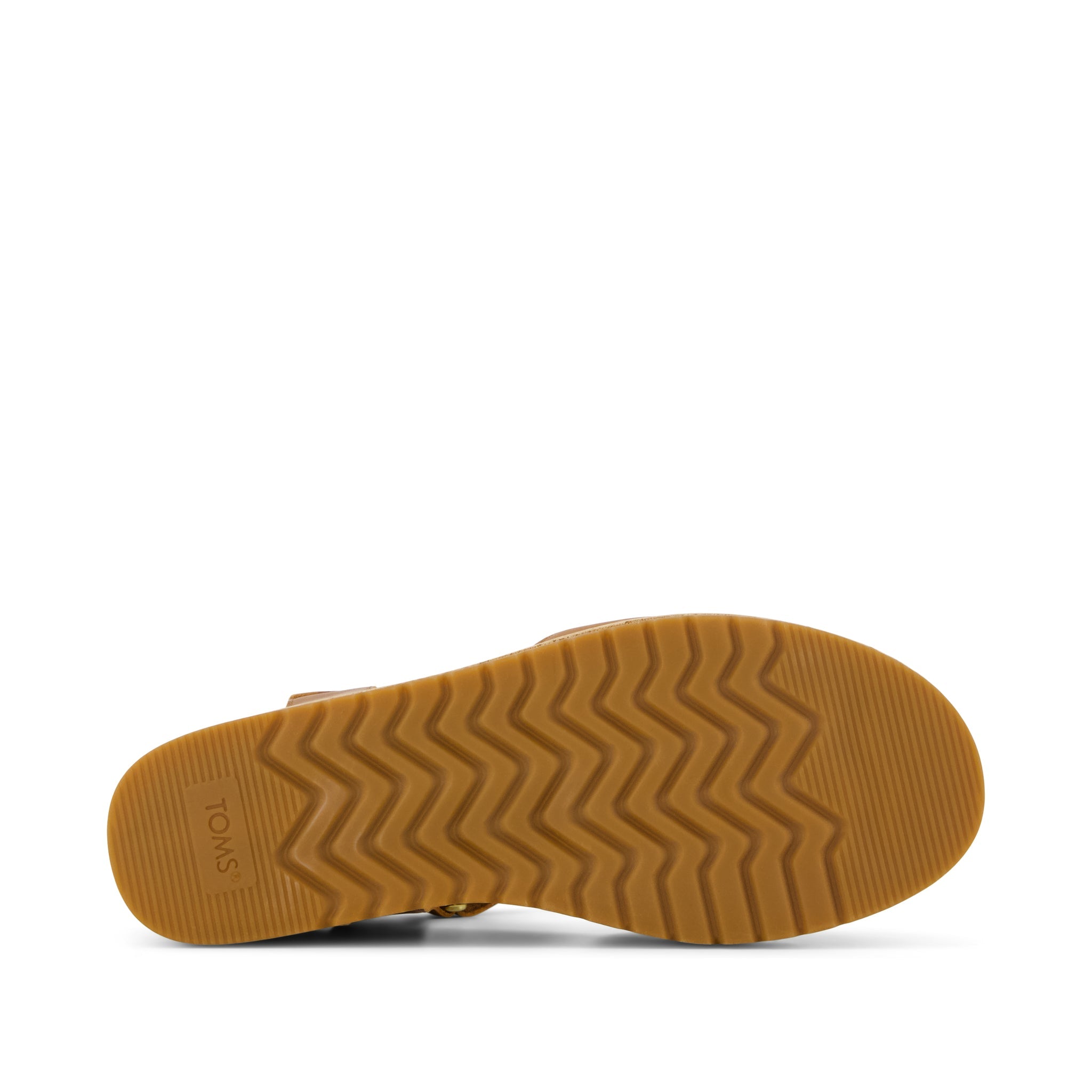 Alana Wedge Sandal - Brown Leather Bottom Sole View